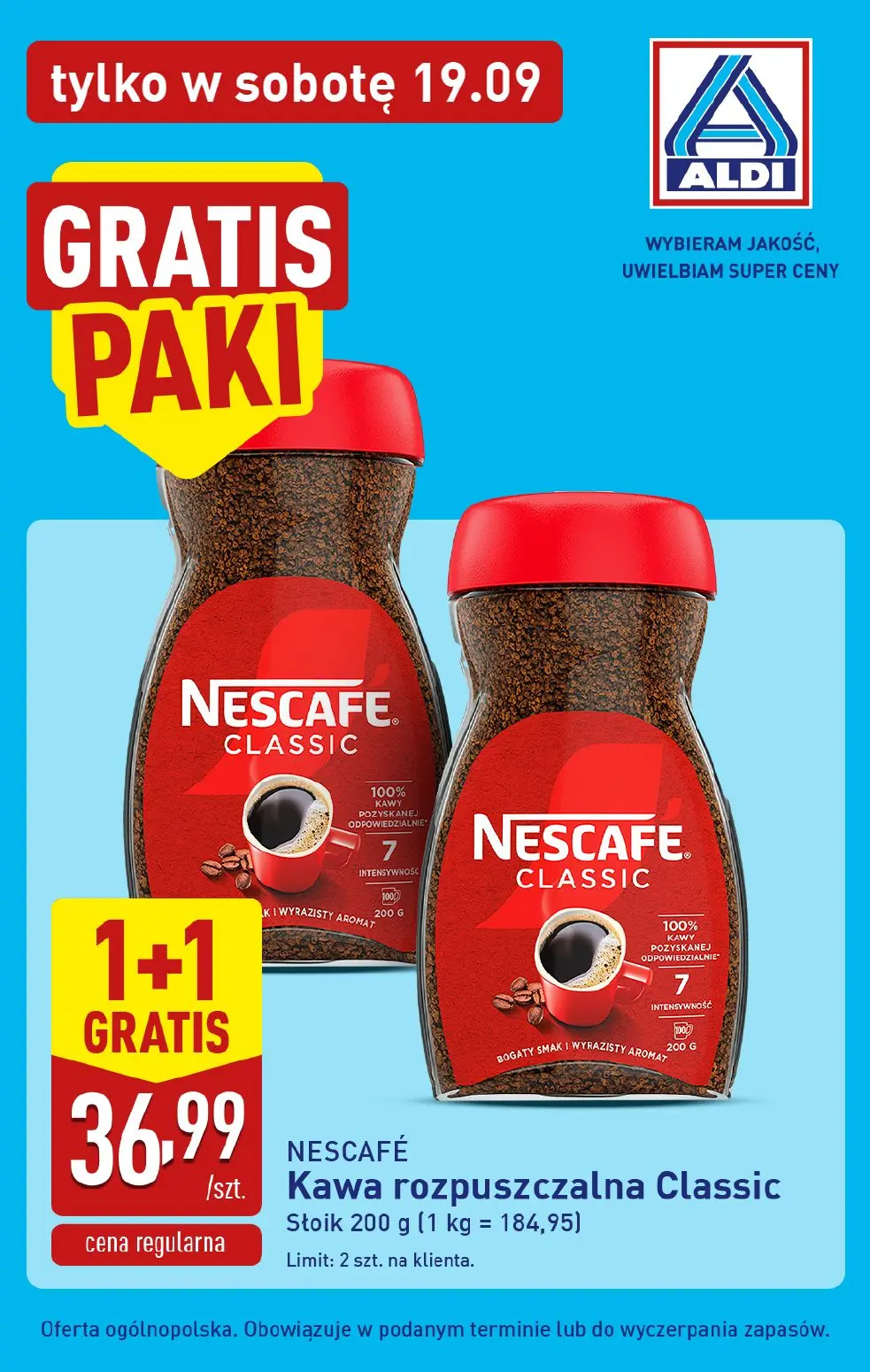 ALDI gazetka, strona 2 z 4 — NESCAFÉ Kawa rozpuszczalna Classic