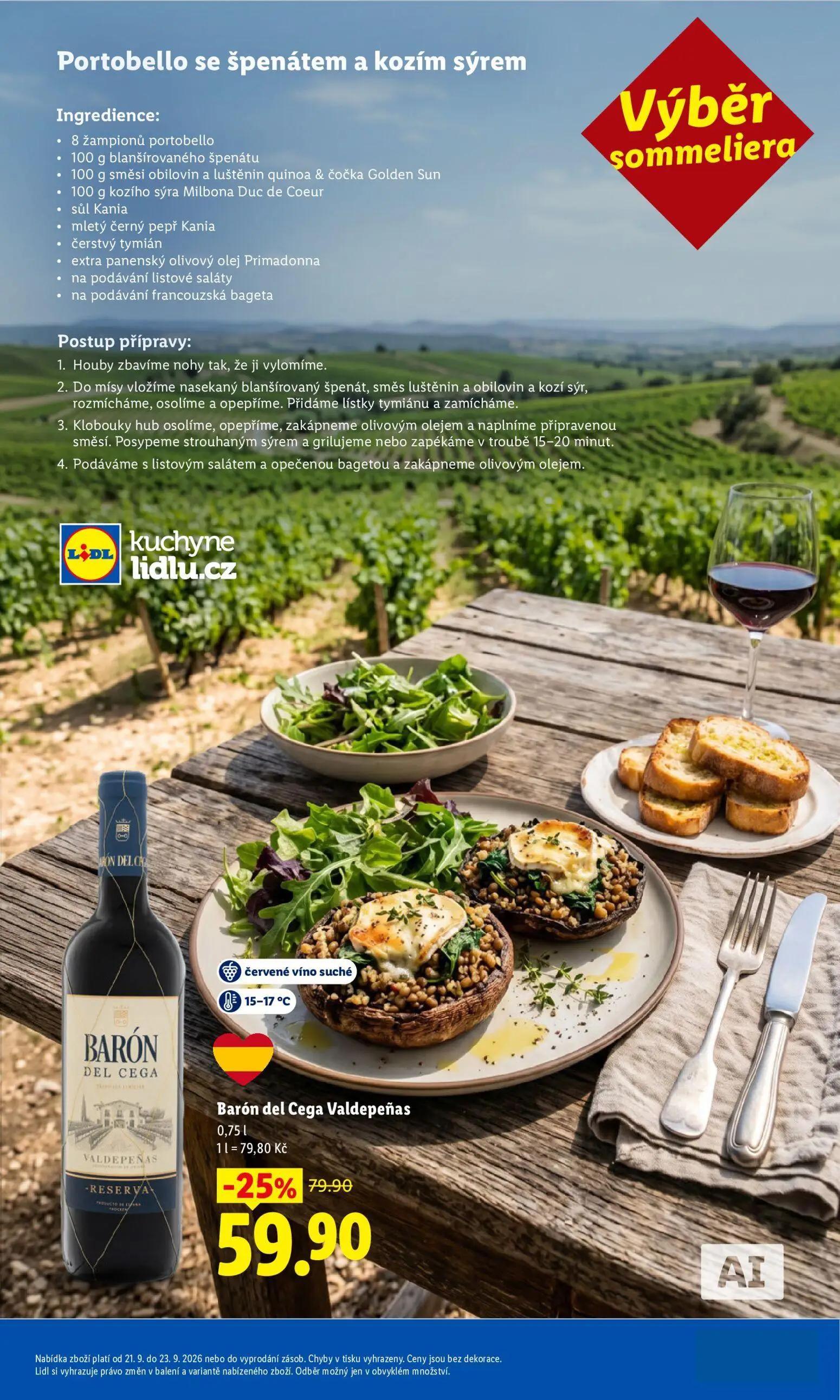 Lidl leták, strana 29 z 50 — Barón del Cega Valdepeñas