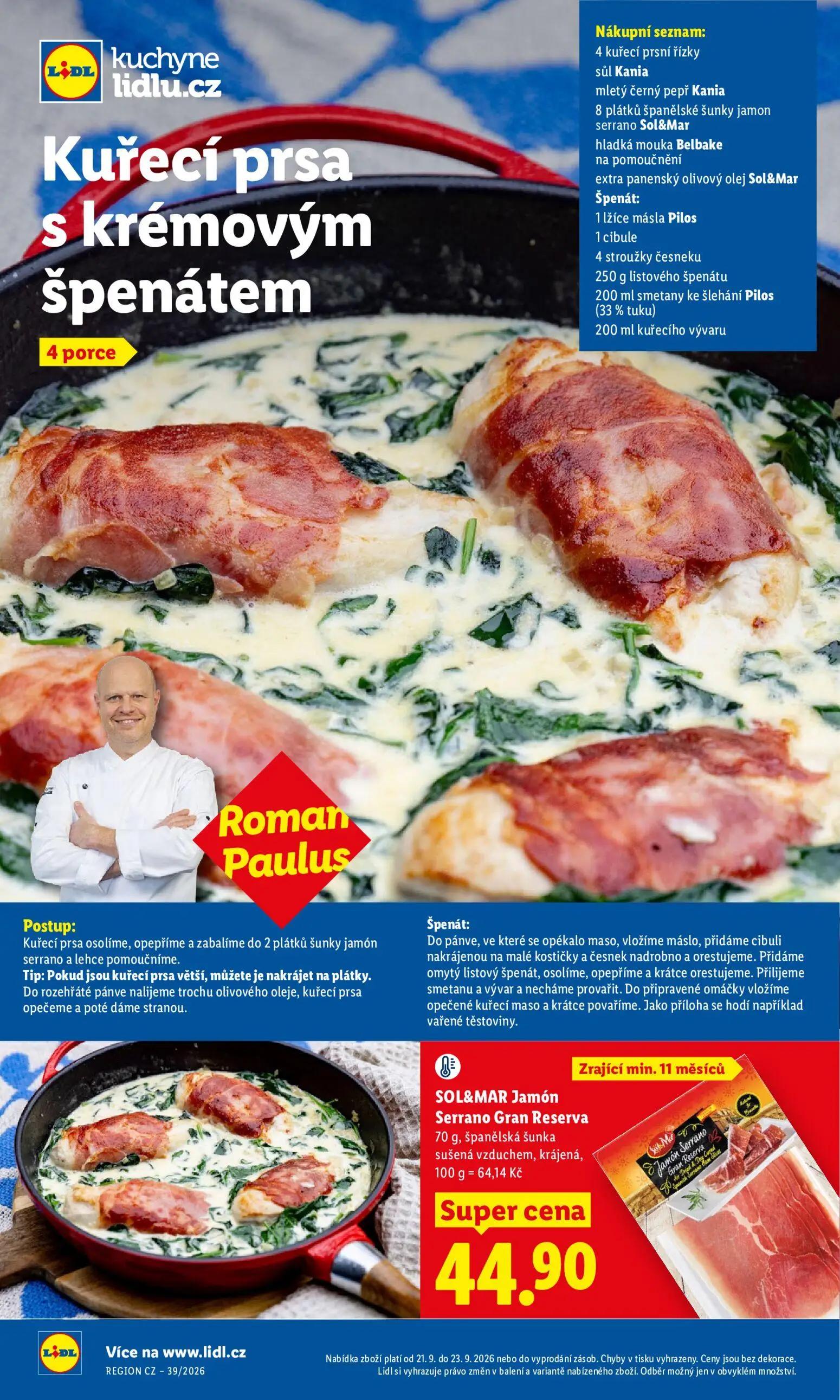 Lidl leták, strana 30 z 50 — SOL&MAR Jamón Serrano Gran Reserva