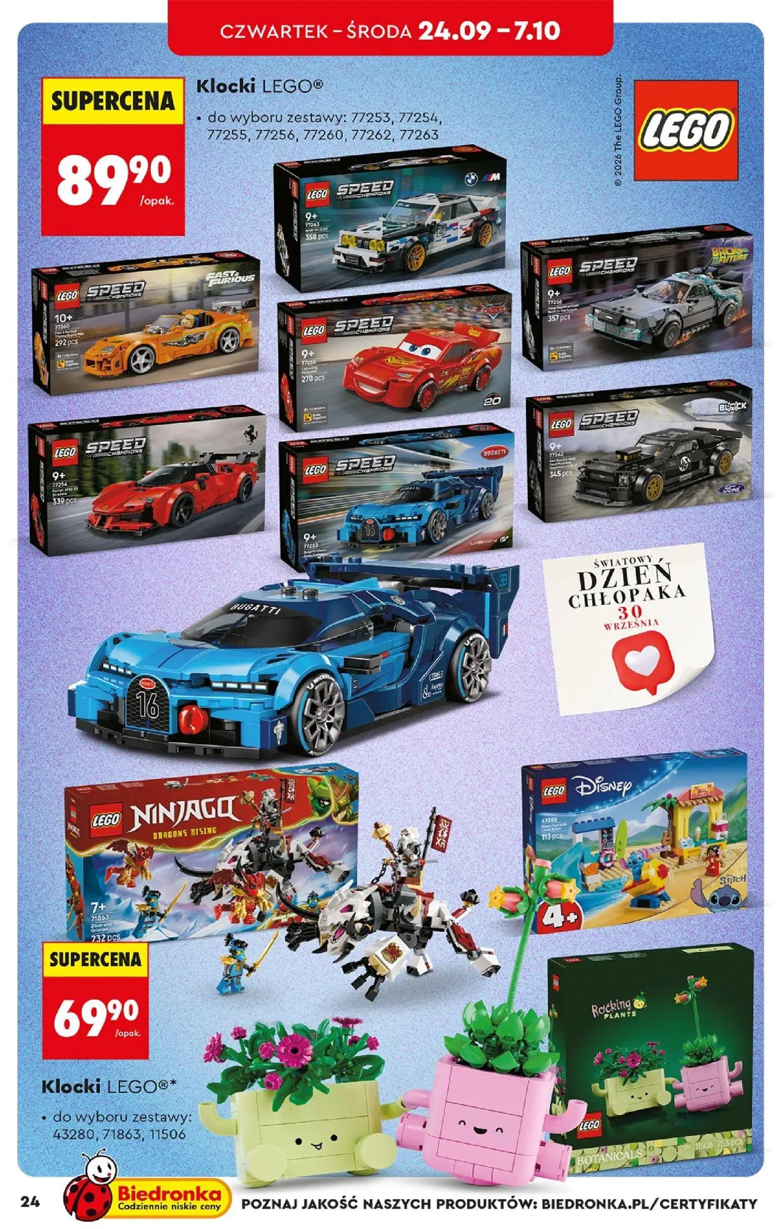 Biedronka gazetka, strona 24 z 44 — Klocki LEGO®, LEGO®
