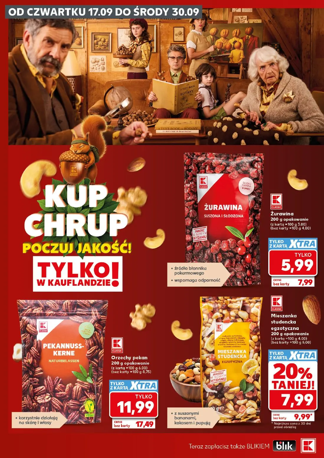 Kaufland gazetka, strona 6 z 28 — Orzechy pekan NATURBELASSEN, Żurawina suszona i słodzona, Mieszanka studencka egzotyczna