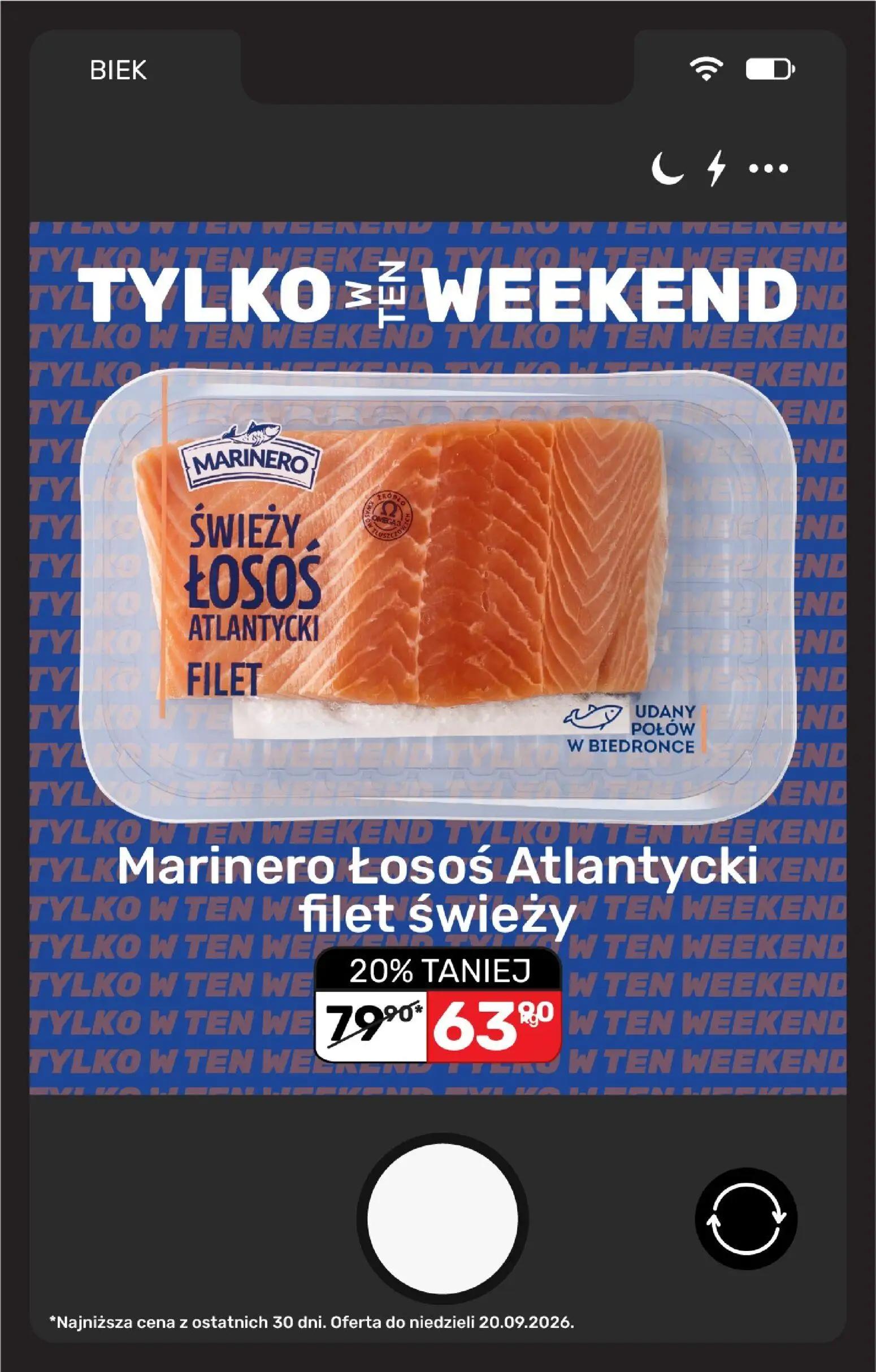 Biedronka gazetka, strona 7 z 25 — Marinero Łosoś Atlantycki filet świeży