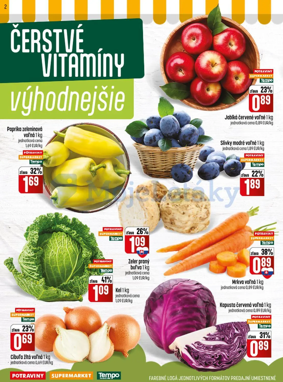 Coop Jednota leták, strana 2 z 28 — Paprika zeleninová voľná, Kel, Mrkva voľná