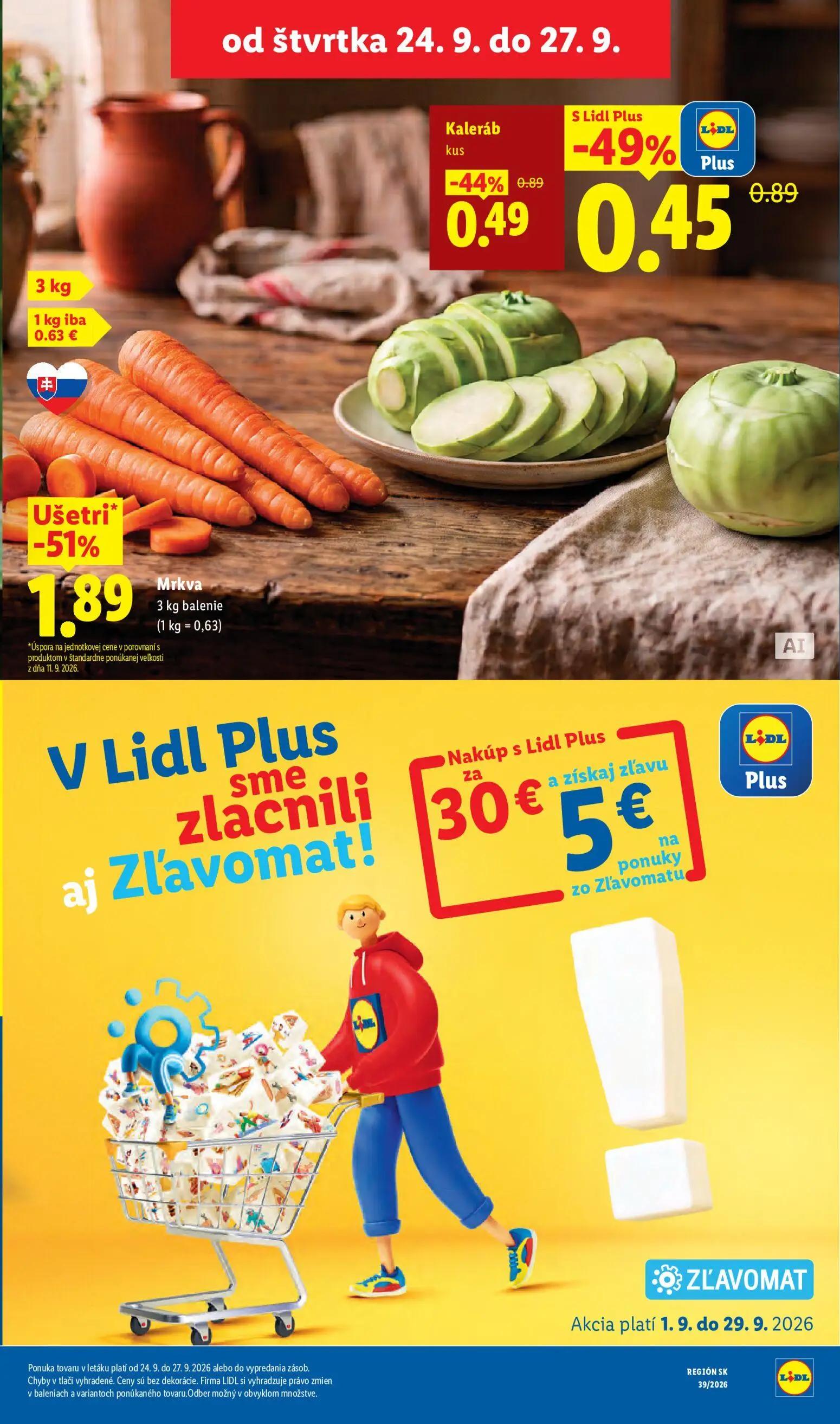 Lidl leták, strana 67 z 102 — Mrkva, Kaleráb