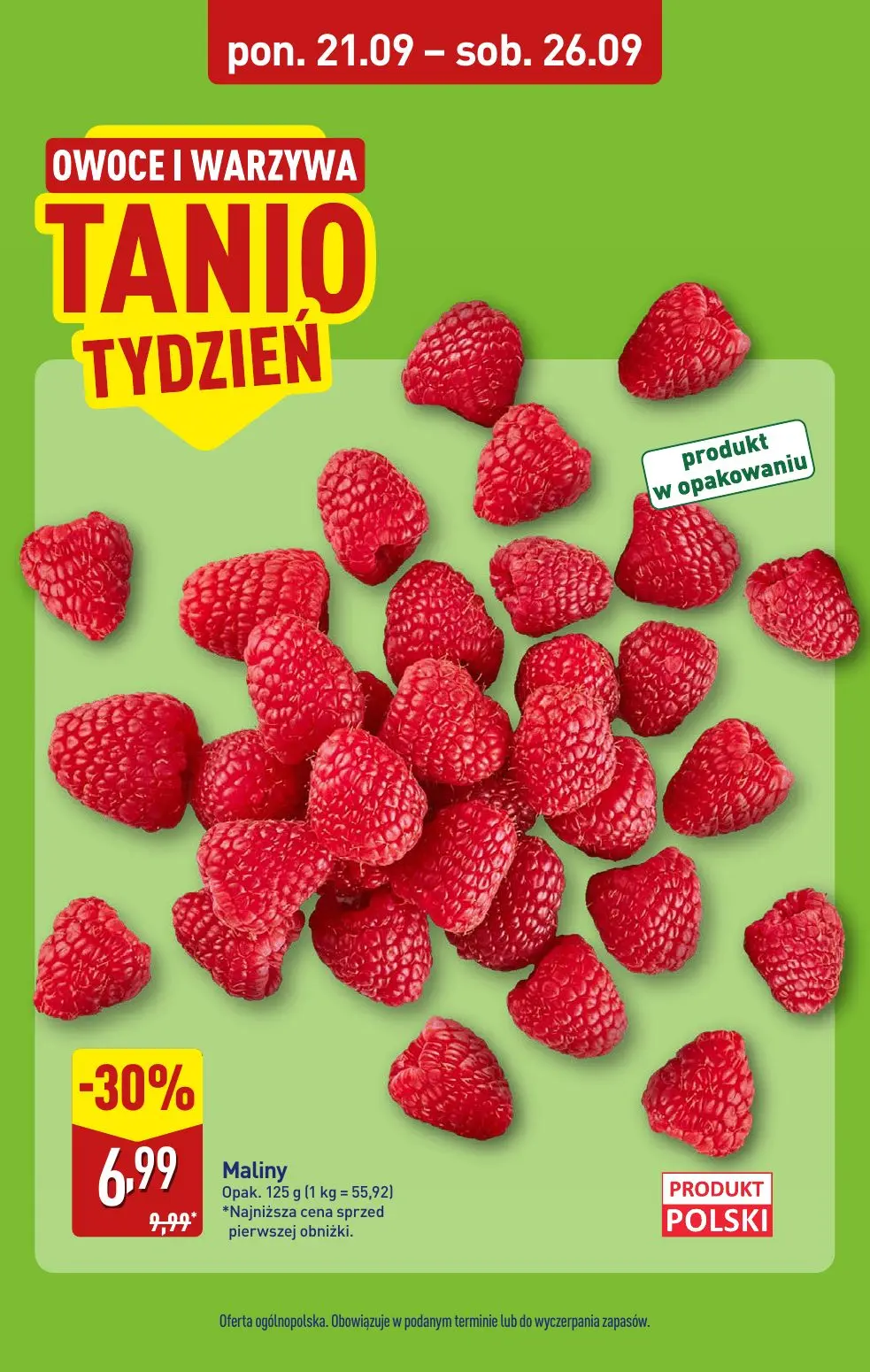 ALDI gazetka, strona 6 z 48 — Maliny