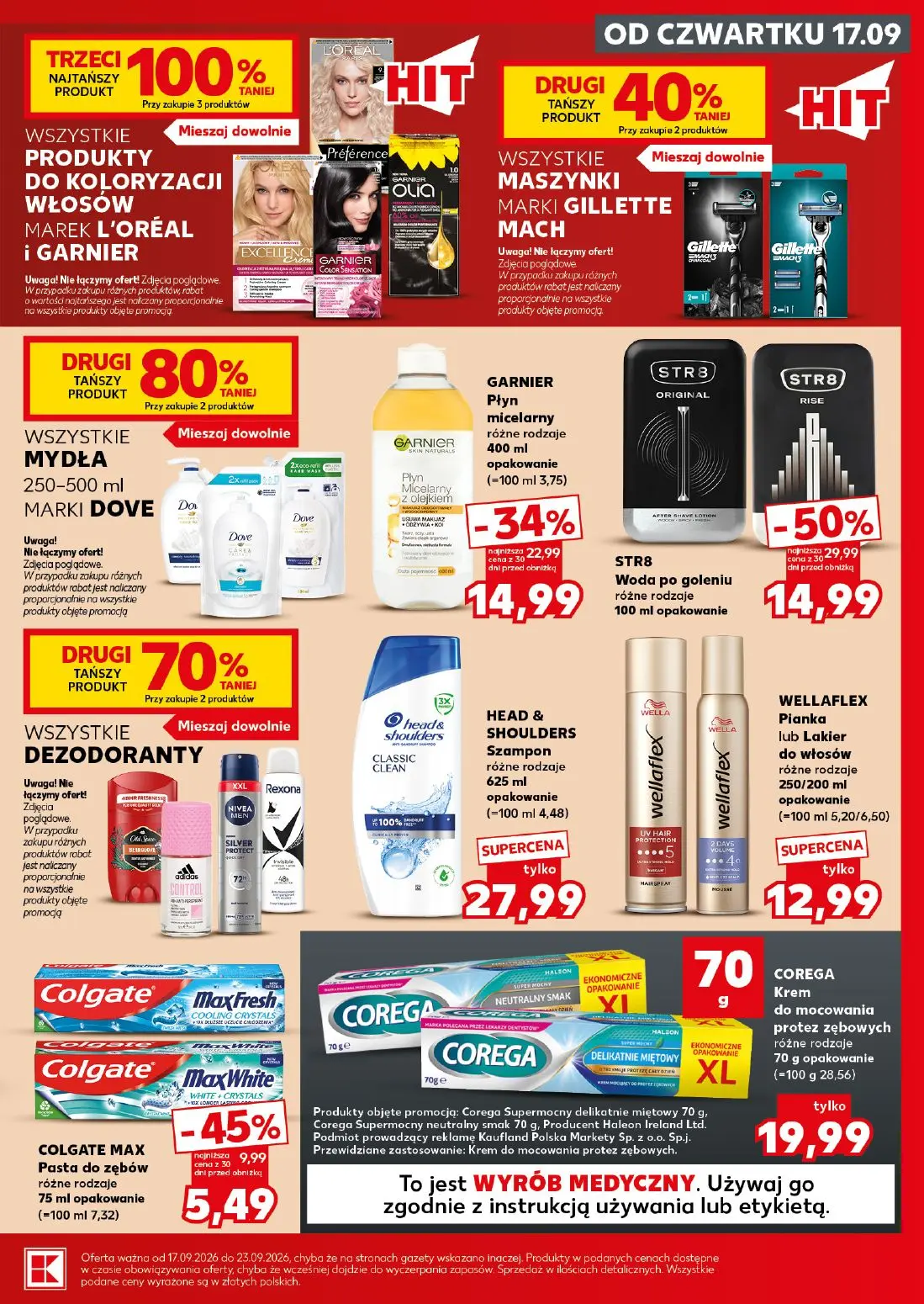 Kaufland gazetka, strona 23 z 30 — STR8 Woda po goleniu, GARNIER Płyn micelarny, COLGATE MAX Pasta do zębów