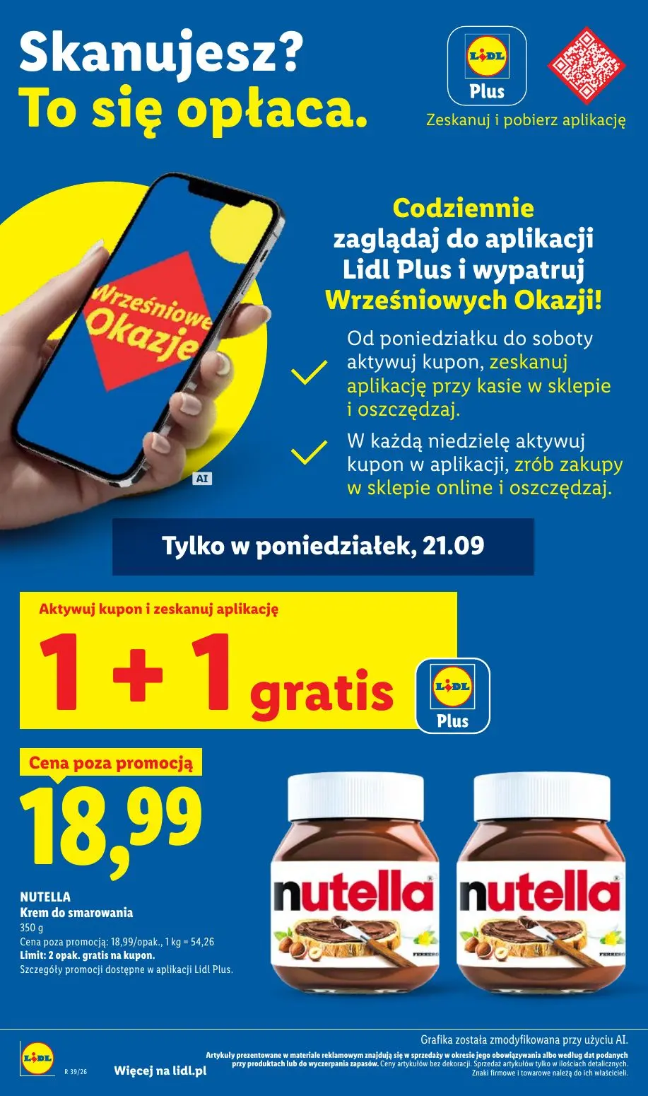 Lidl gazetka, strona 12 z 99 — NUTELLA Krem do smarowania