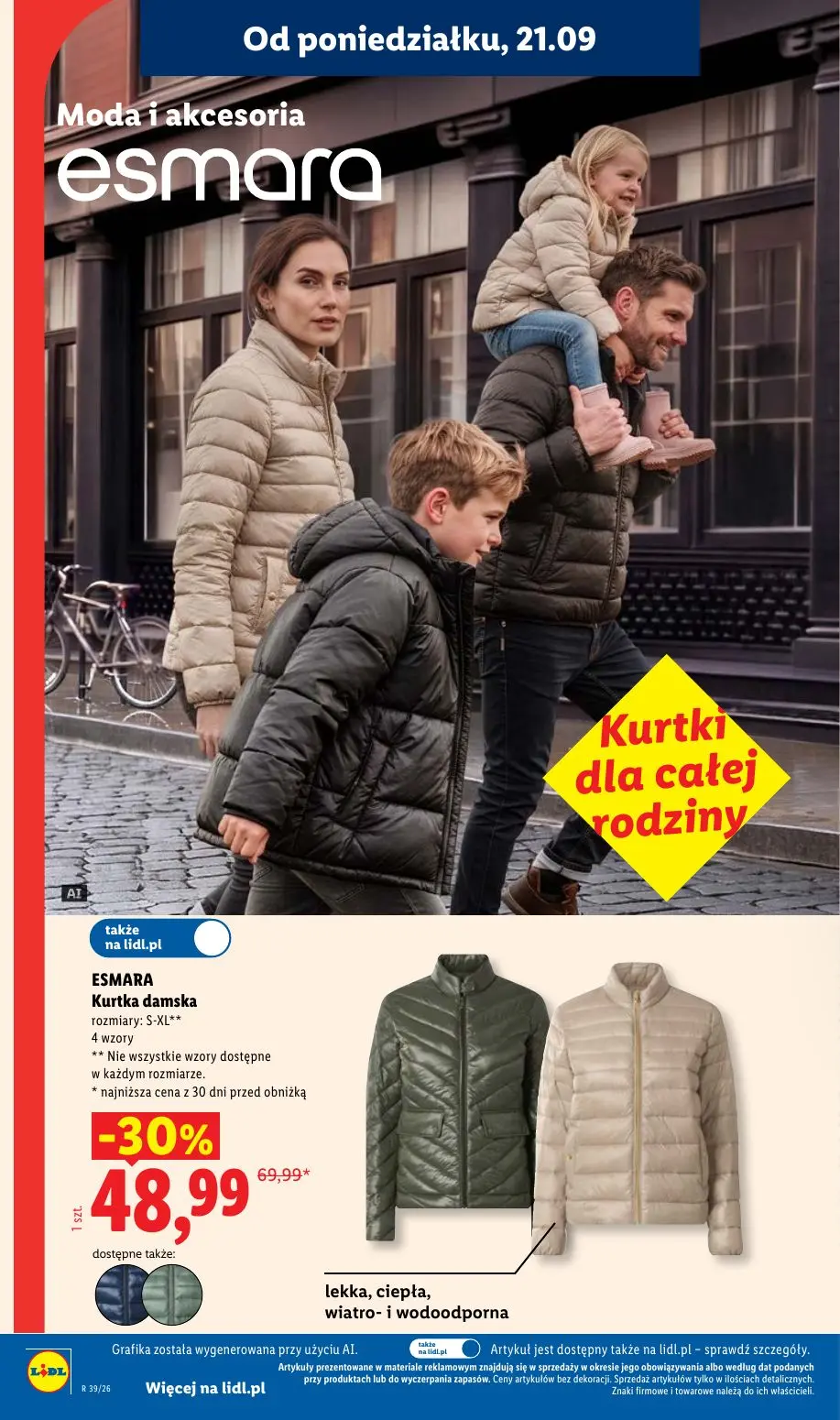 Lidl gazetka, strona 28 z 99 — Kurtka damska