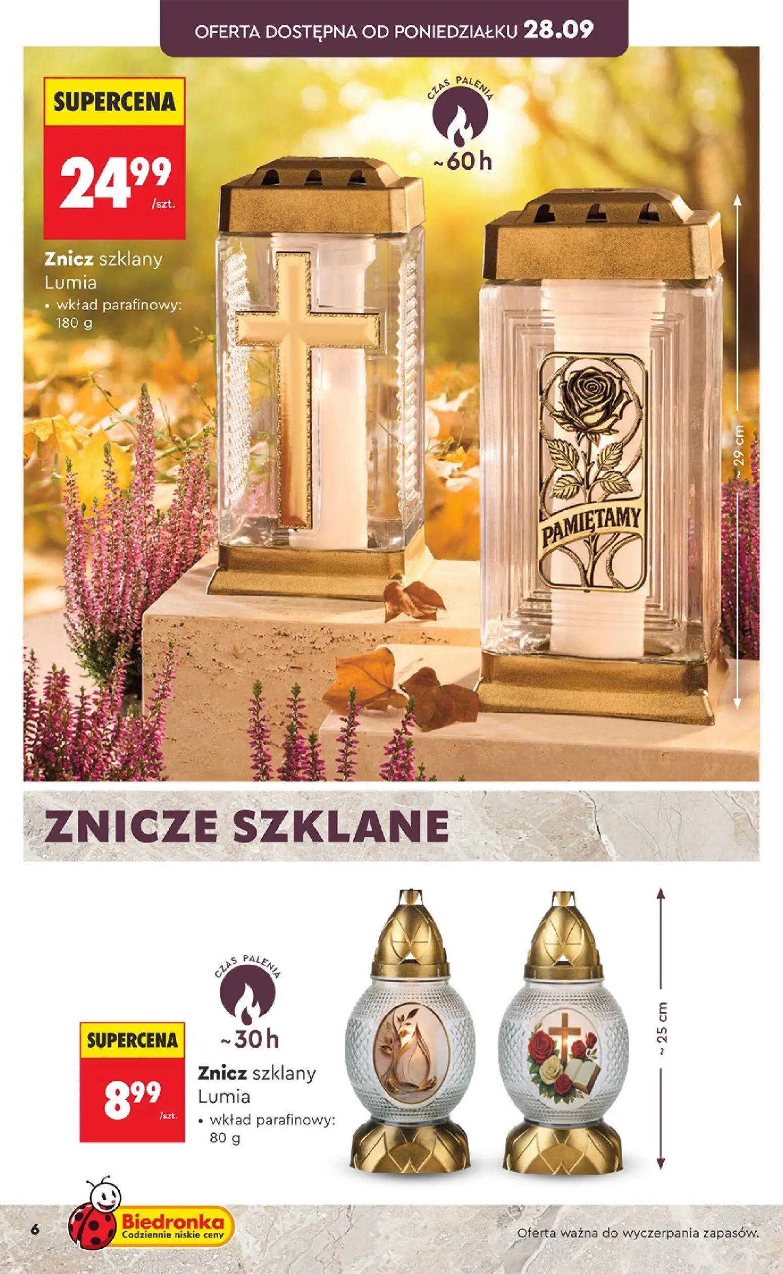 Biedronka gazetka, strona 6 z 16 — Znicz szklany Lumia, Znicz szklany Lumia