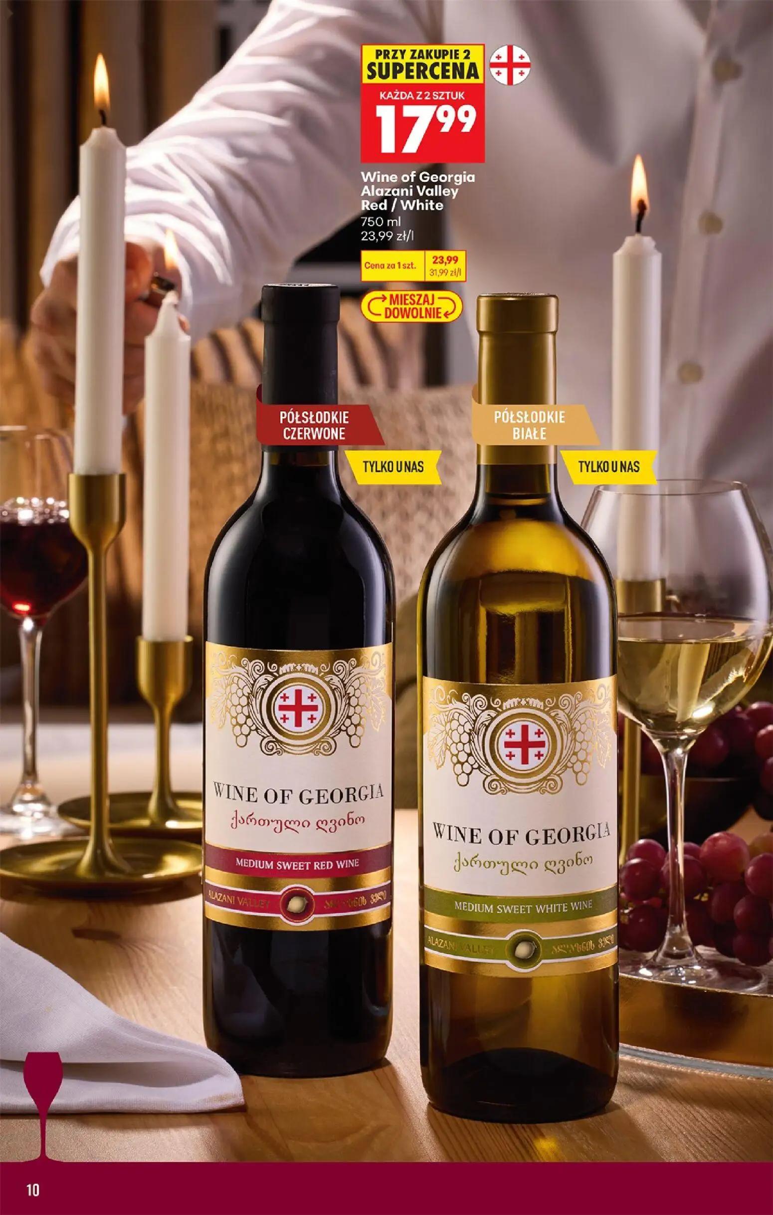 Biedronka gazetka, strona 12 z 38 — Wine of Georgia Alazani Valley Red/White