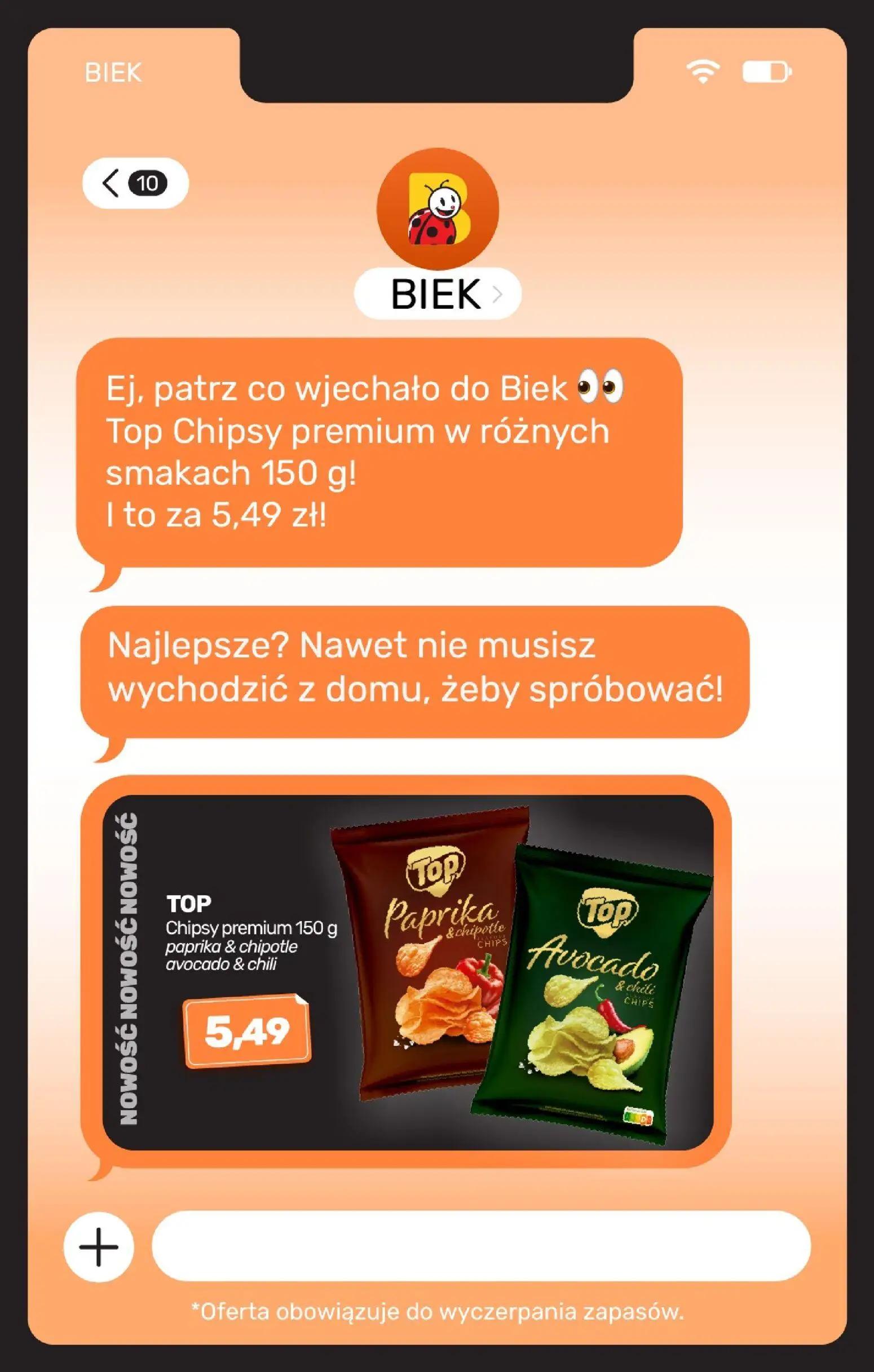 Biedronka gazetka, strona 22 z 31 — TOP Chipsy premium 150 g