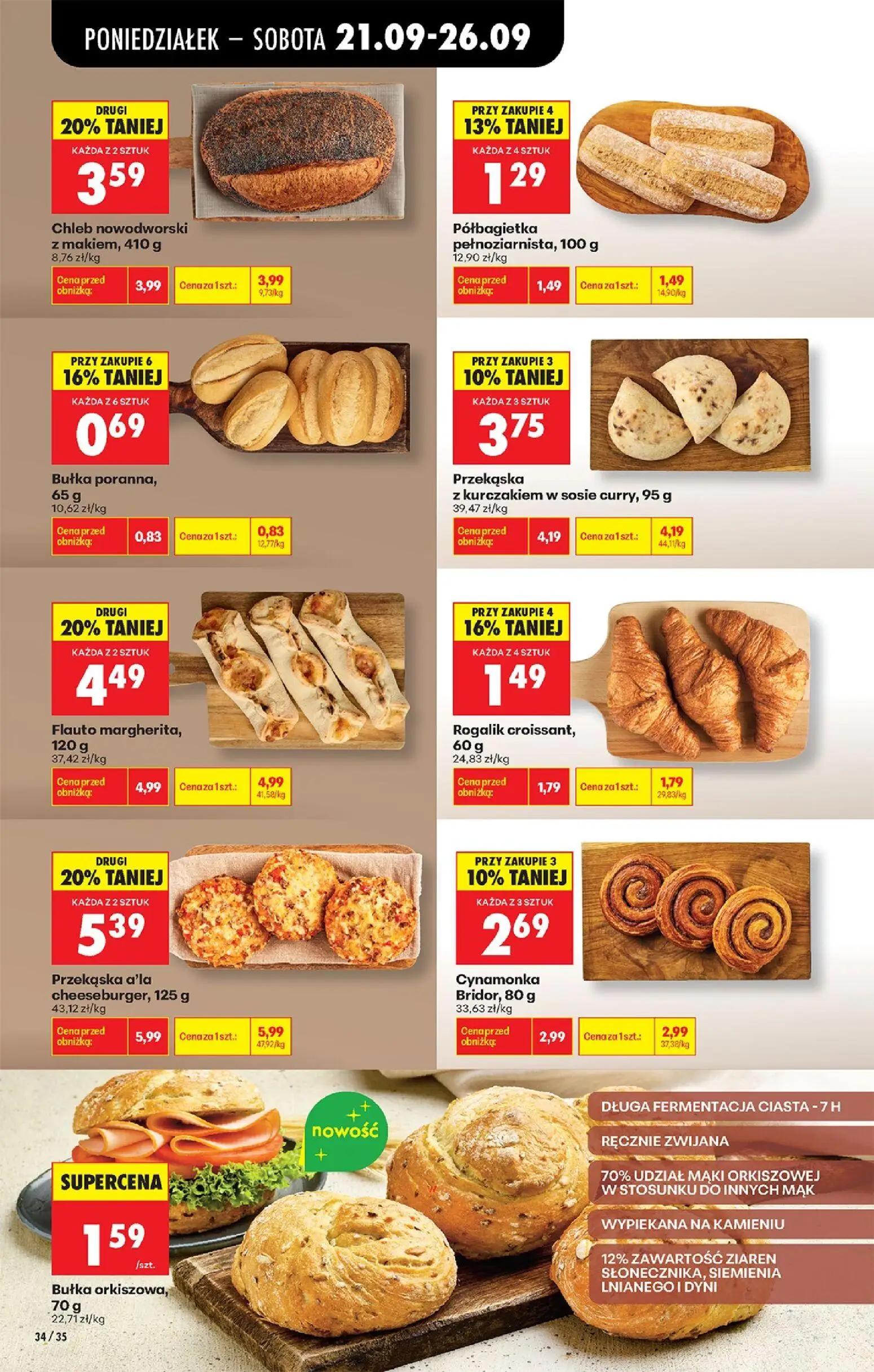 Biedronka gazetka, strona 44 z 101 — Przekąska a'la cheeseburger, Flauto margherita, Przekąska z kurczakiem w sosie curry