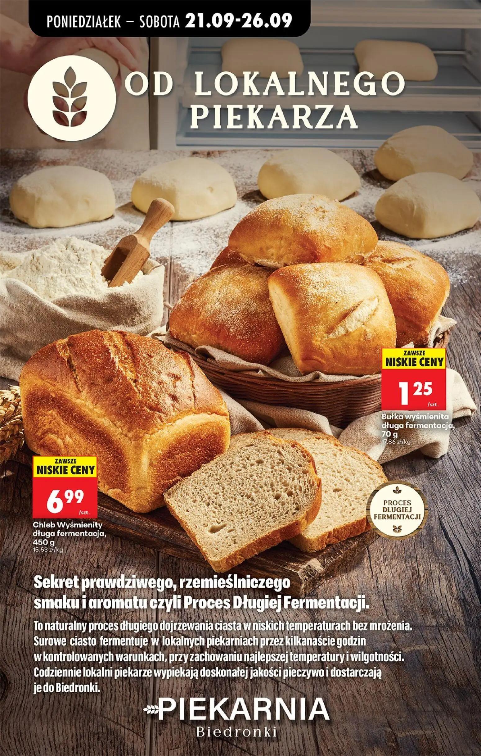 Biedronka gazetka, strona 46 z 101 — Chleb Wyśmienity długa fermentacja,, Bułka wyśmienita długa fermentacja,