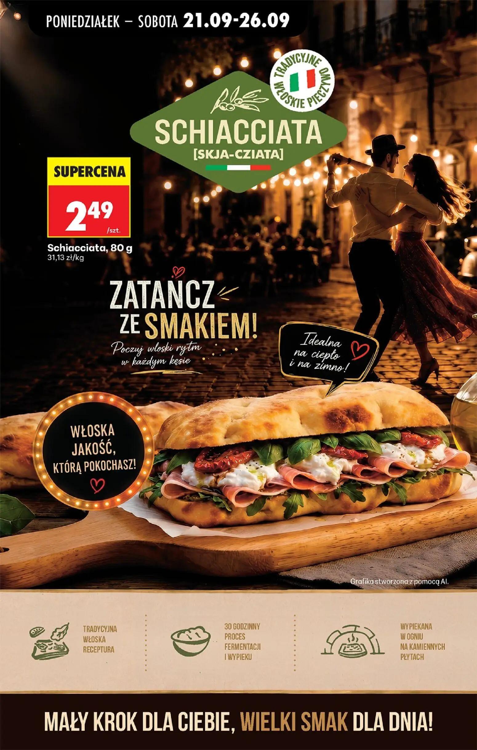 Biedronka gazetka, strona 47 z 101 — Schiacciata