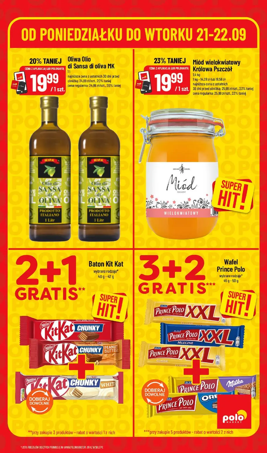 POLOmarket gazetka, strona 5 z 6 — Miód wielokwiatowy Królowa Pszczół, Oliwa Olio di Sansa di oliva MK