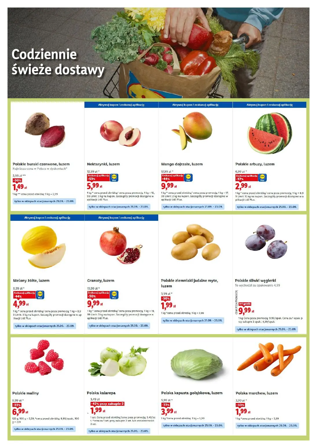 Lidl gazetka, strona 3 z 26 — Granaty, luzem, Mango dojrzałe, luzem, Nektarynki, luzem