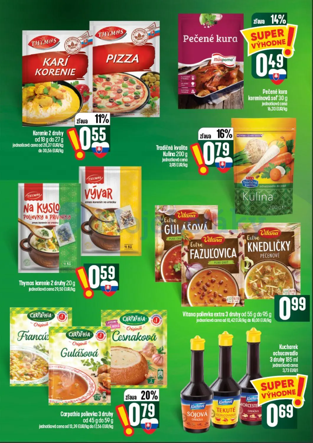 Coop Tempo leták, strana 30 z 60 — Carpathia Francúzska, Carpathia Gulášová, Carpathia Cesnaková