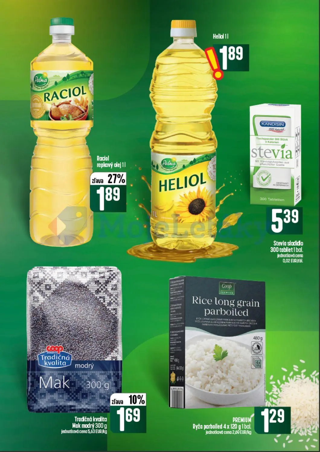 Coop Tempo leták, strana 33 z 60 — RACIOL repkový olej, Tradičná kvalita Mak modrý, HELIOL