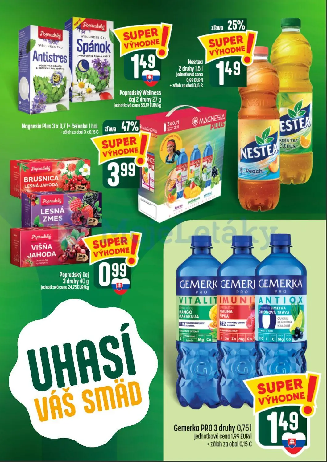 Coop Tempo leták, strana 43 z 60 — Magnesia Plus, Nestea, Popradský Wellness čaj 2 druhy