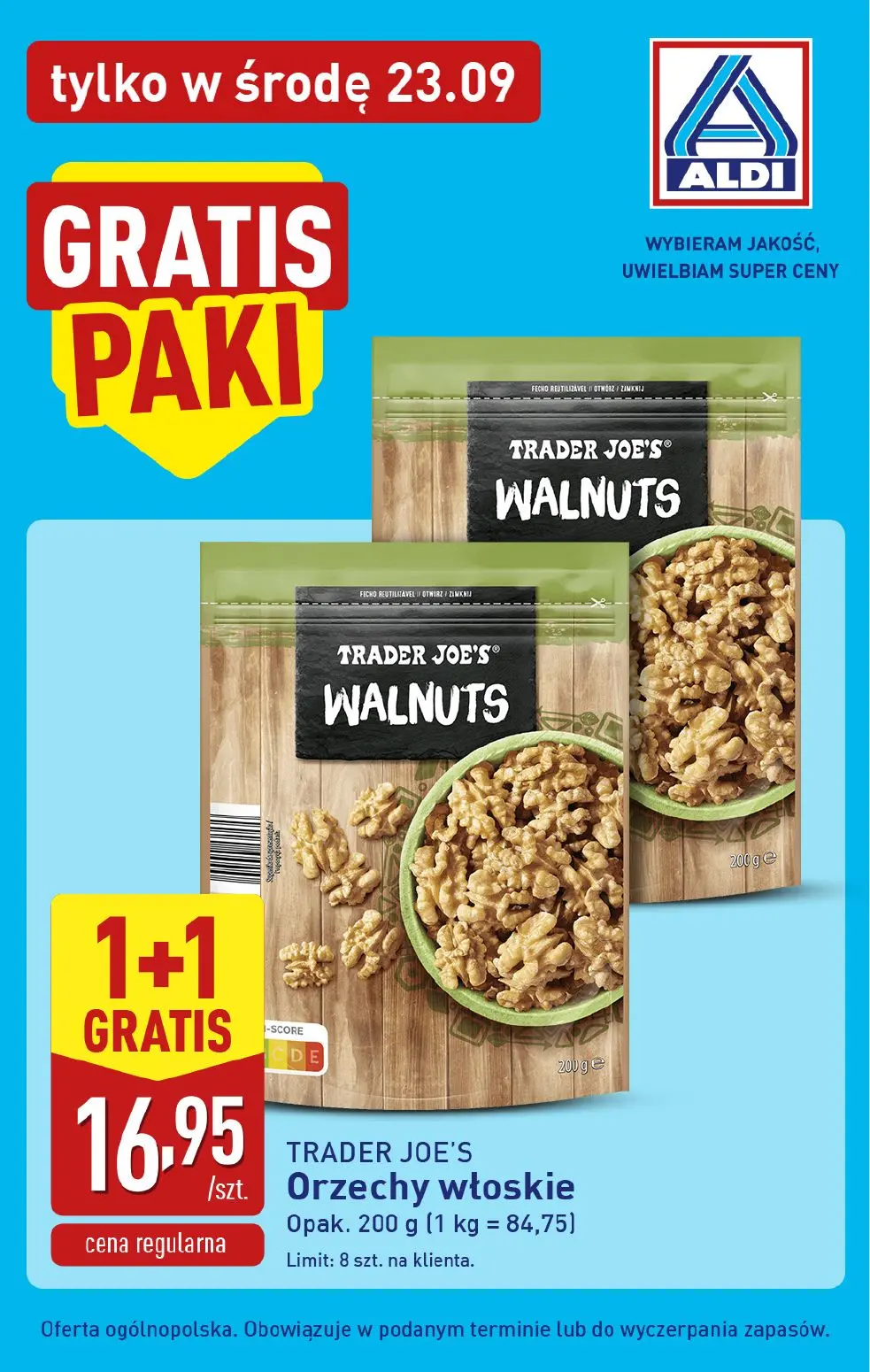 ALDI gazetka, strona 3 z 4 — TRADER JOE'S Orzechy włoskie