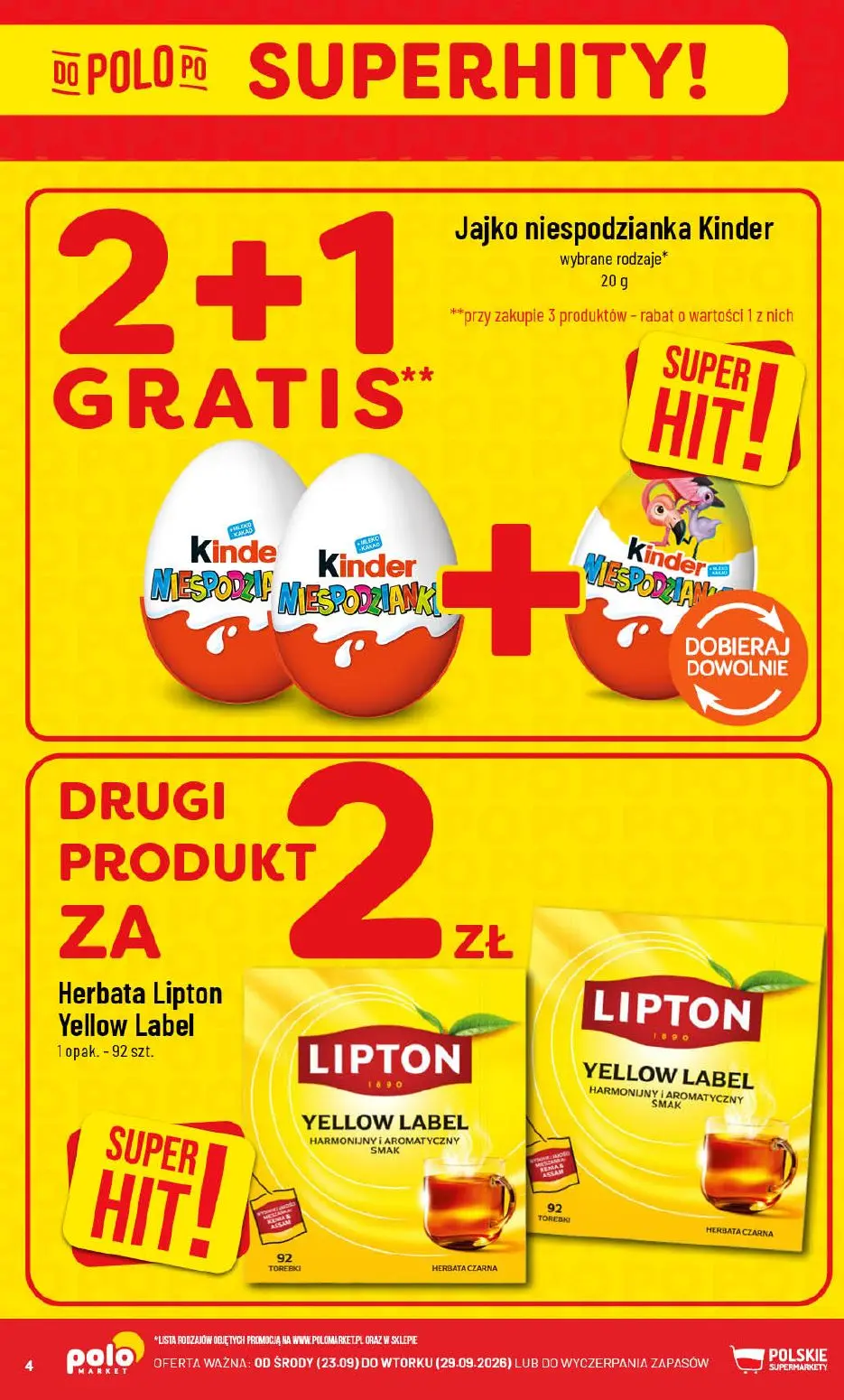 POLOmarket gazetka, strona 4 z 76 — Herbata Lipton Yellow Label