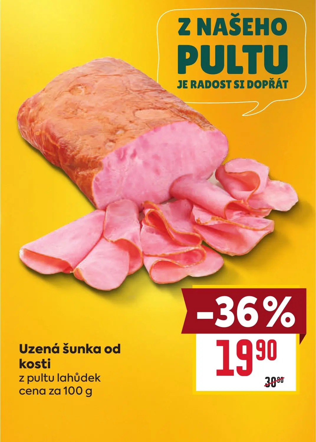 Billa leták, strana 7 z 41 — Uzená šunka od kosti