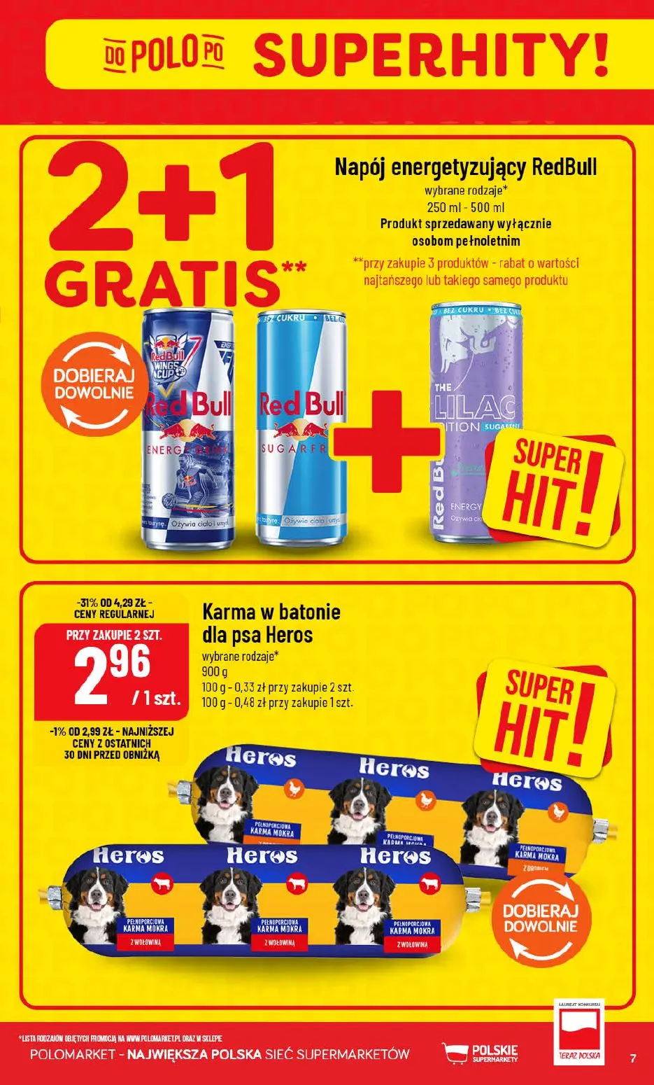 POLOmarket gazetka, strona 7 z 76 — Karma w batonie dla psa Heros