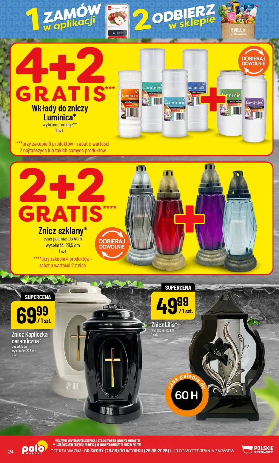 POLOmarket gazetka, strona 24 z 76 — Znicz Kapliczka ceramiczna, Znicz Lilia