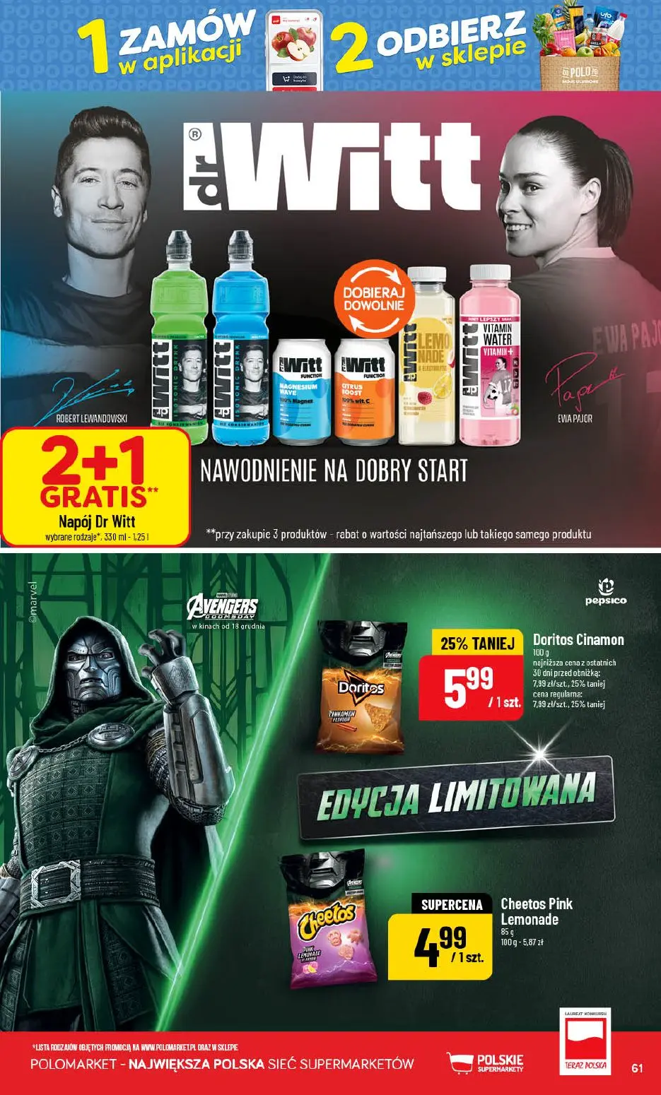 POLOmarket gazetka, strona 61 z 76 — Doritos Cinamon, Cheetos Pink Lemonade