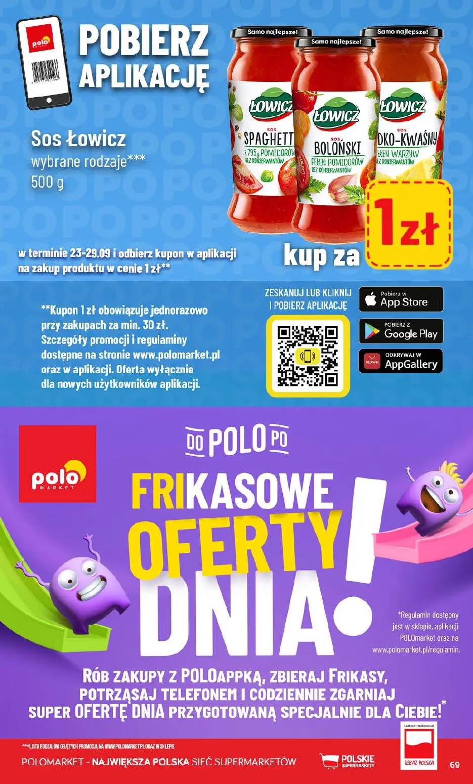 POLOmarket gazetka, strona 69 z 76 — Sos Łowicz wybrane rodzaje