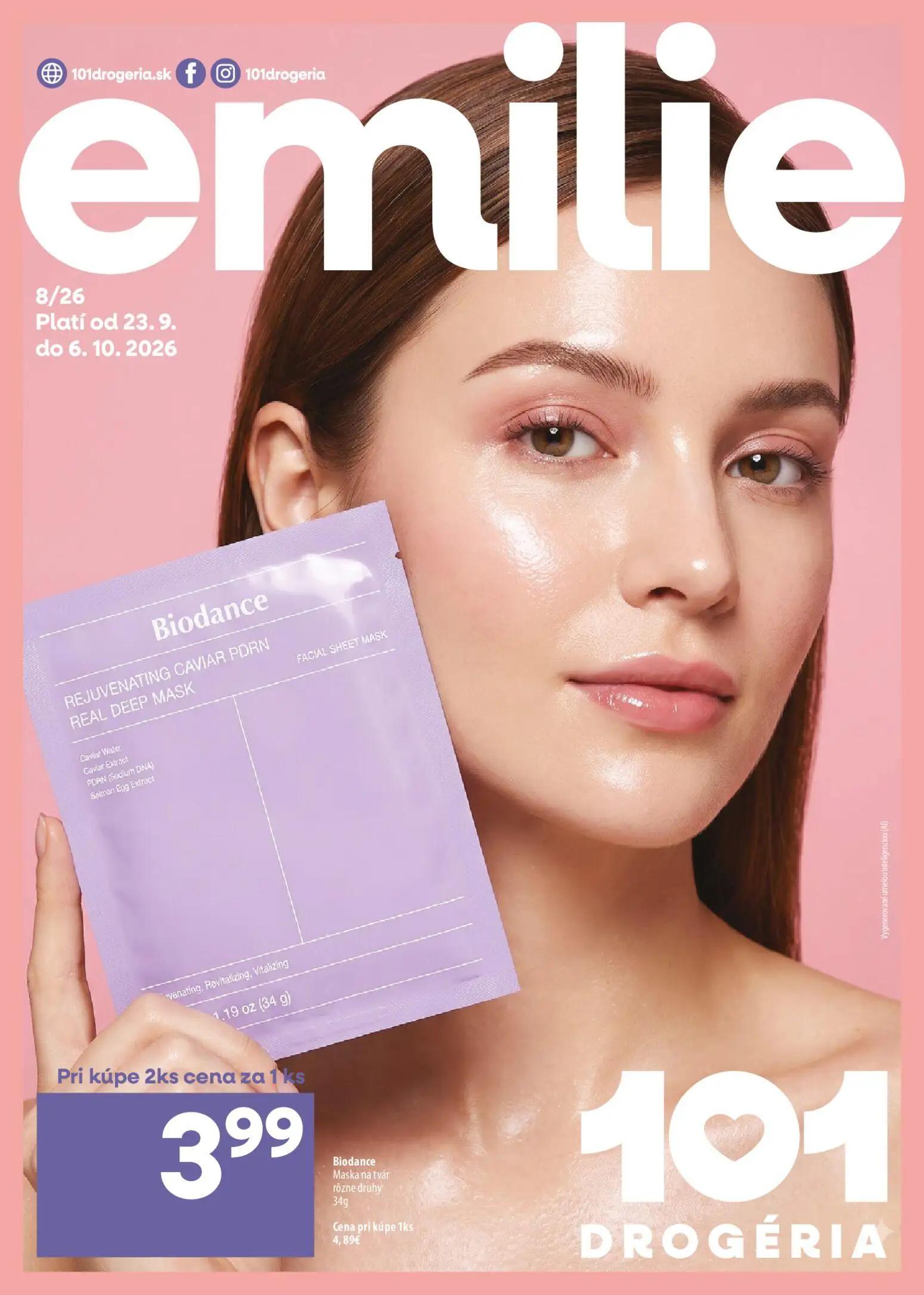 101 Drogerie leták, strana 16 z 16 — Biodance REJUVENATING CAVIAR PDRN REAL DEEP MASK