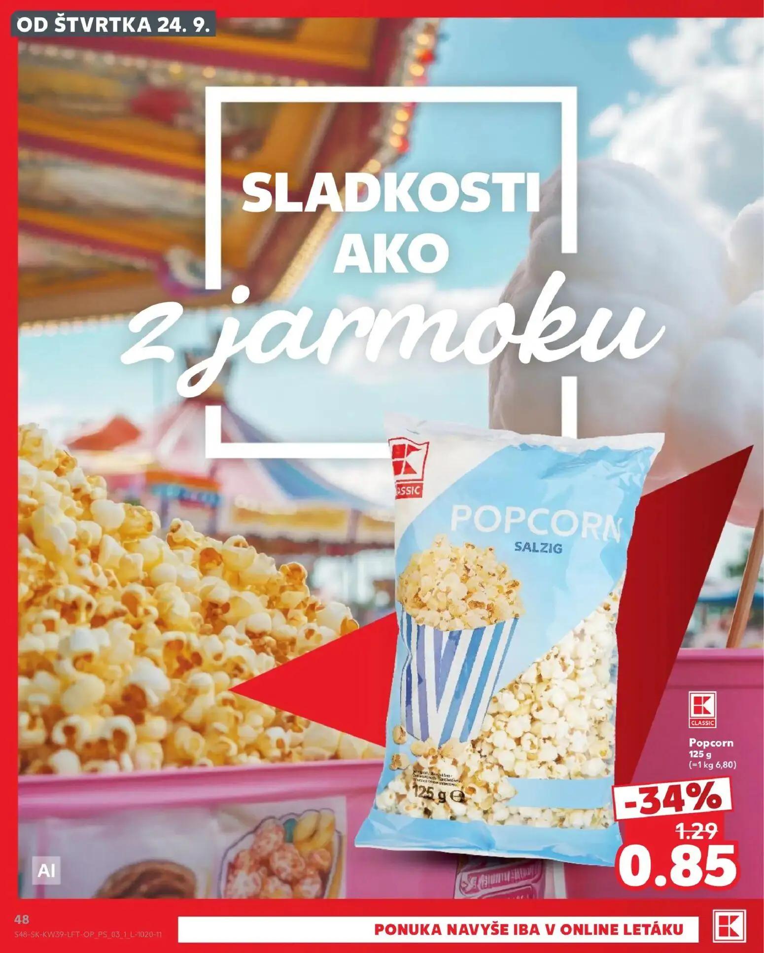 Kaufland leták, strana 48 z 82 — Popcorn
