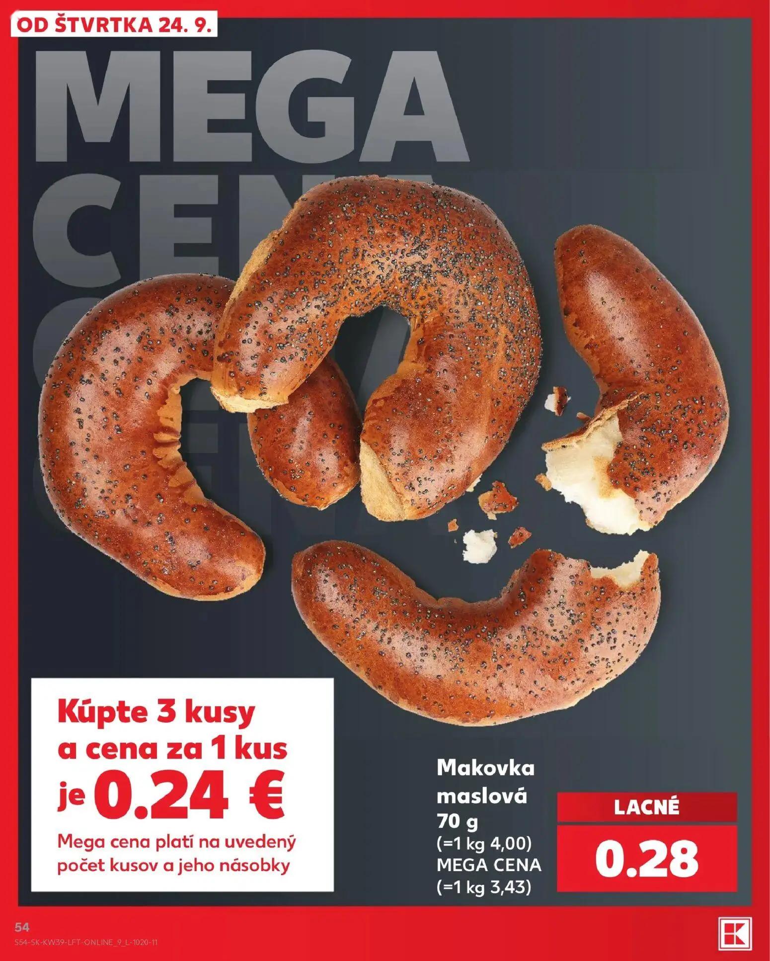 Kaufland leták, strana 54 z 82 — Makovka maslová, Makovka maslová