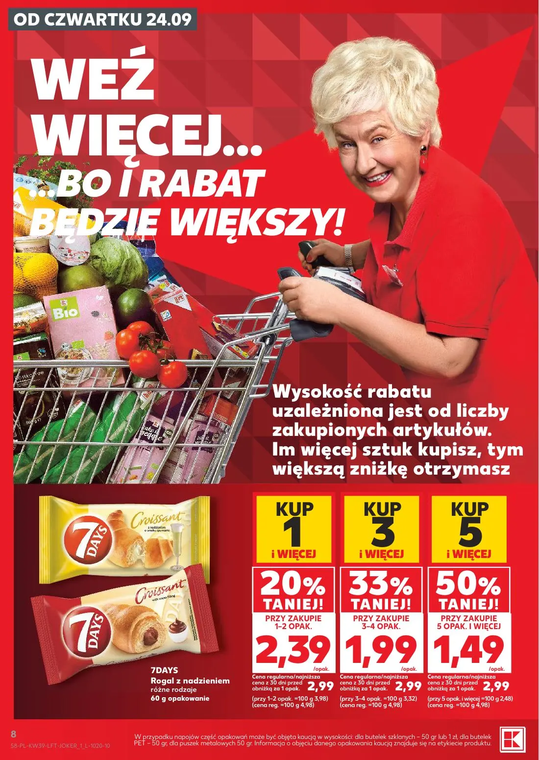 Kaufland gazetka, strona 8 z 69 — 7DAYS Rogal z nadzieniem różne rodzaje, 7DAYS Rogal z nadzieniem różne rodzaje, 7DAYS Roga…