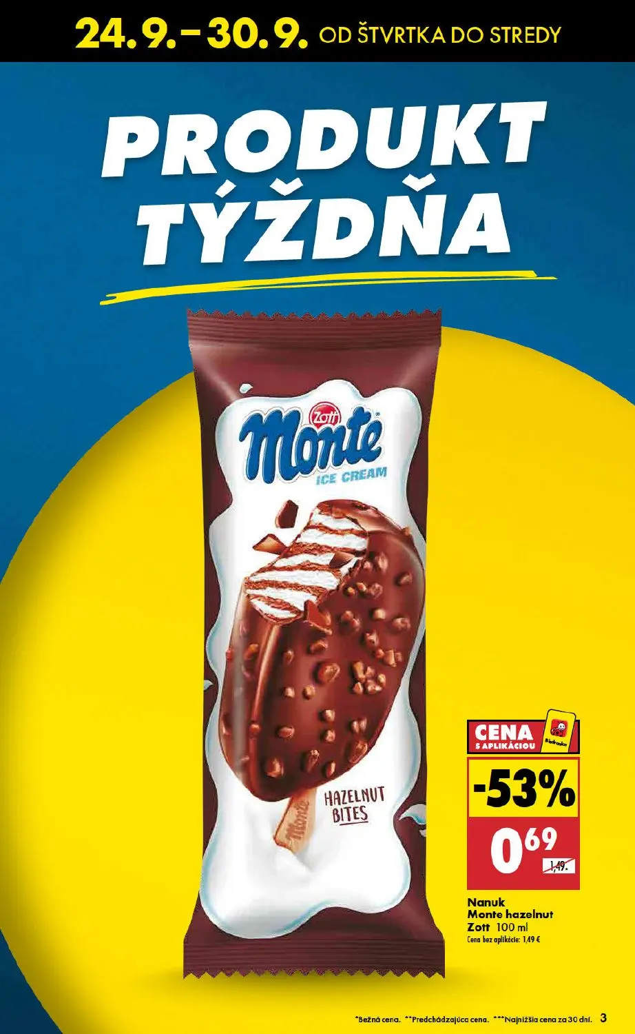 Biedronka leták, strana 3 z 48 — Nanuk Monte hazelnut Zott