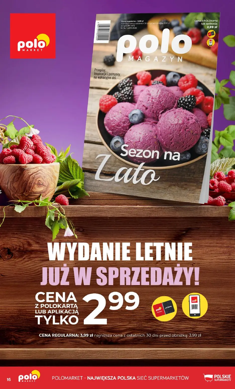 POLOmarket gazetka, strona 16 z 16 — polo MAGAZYN, WYDANIE LETNIE