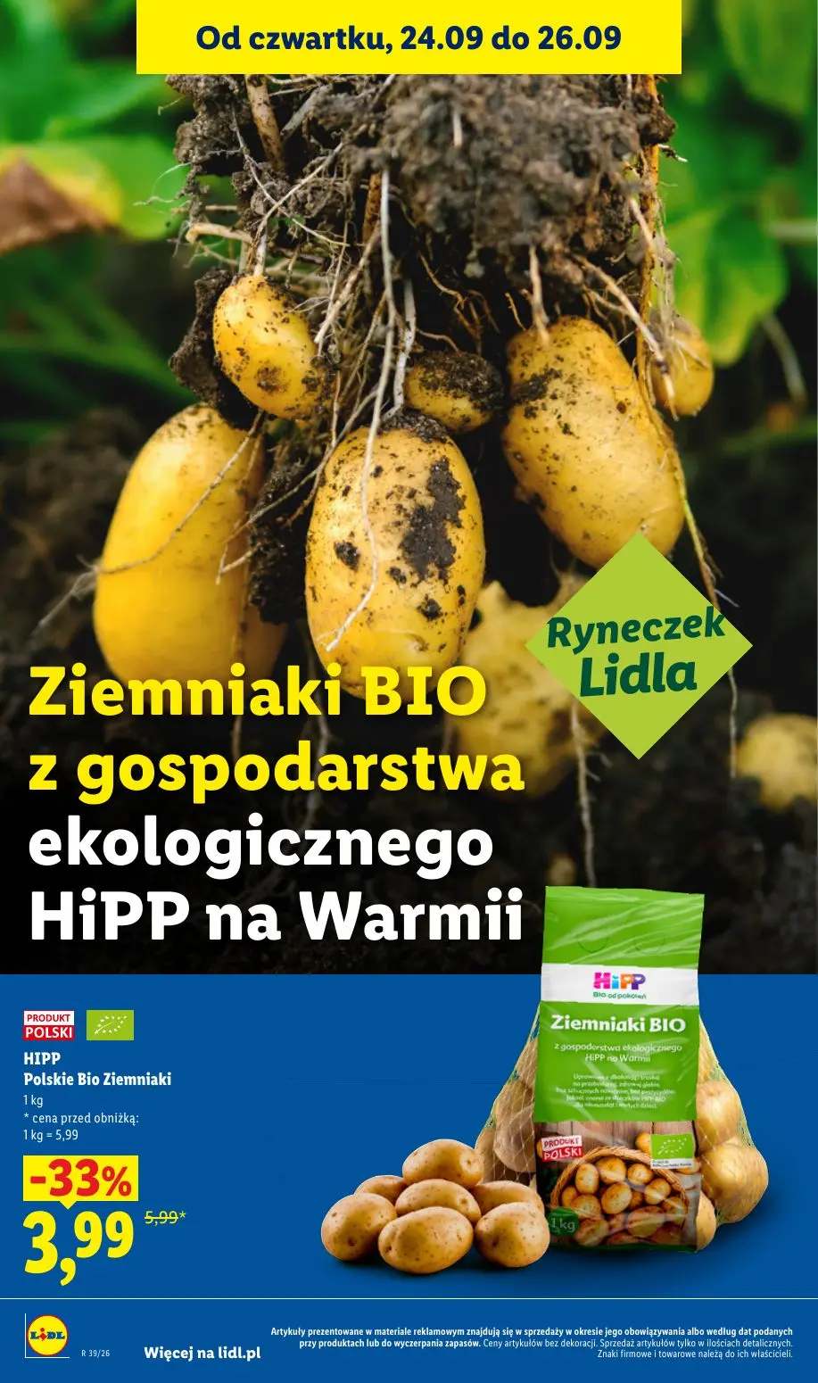 Lidl gazetka, strona 50 z 105 — Polskie Bio Ziemniaki