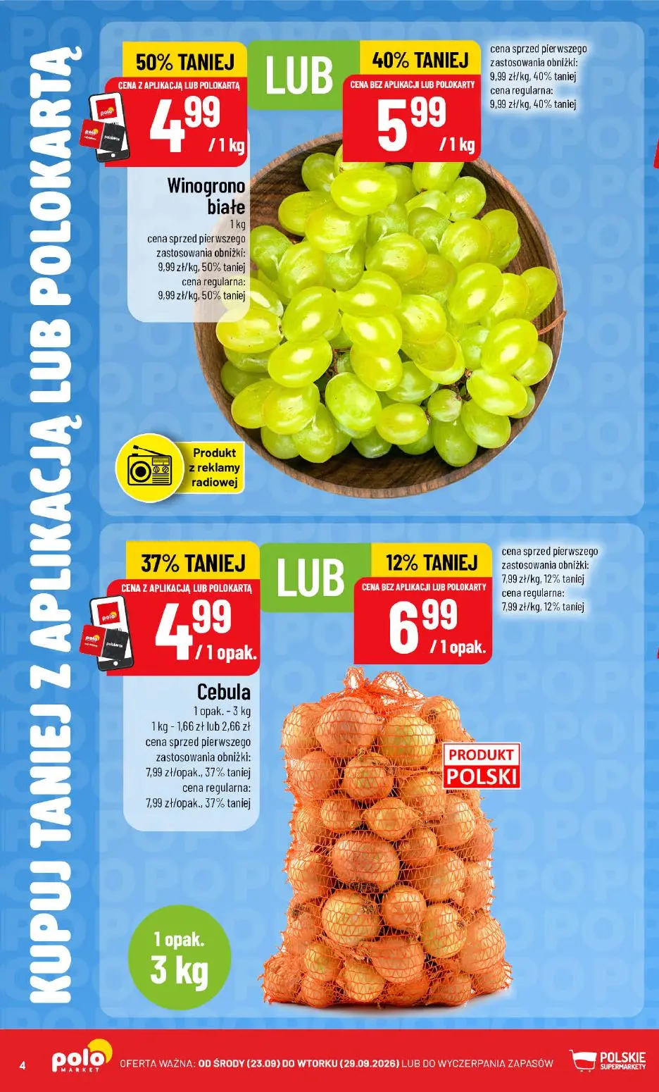 POLOmarket gazetka, strona 4 z 18 — Winogrono białe, Cebula
