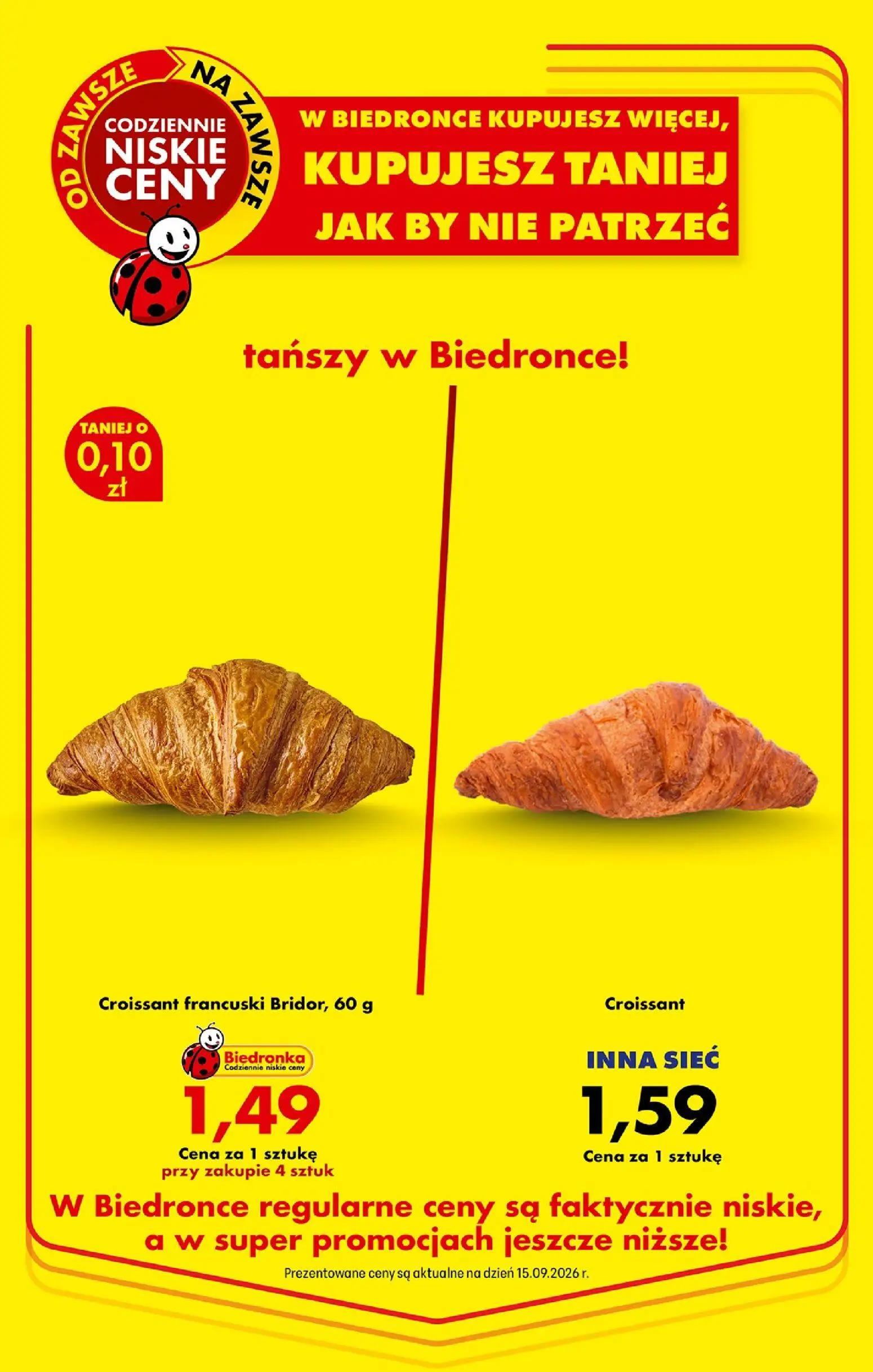 Biedronka gazetka, strona 18 z 91 — Croissant francuski Bridor, Croissant