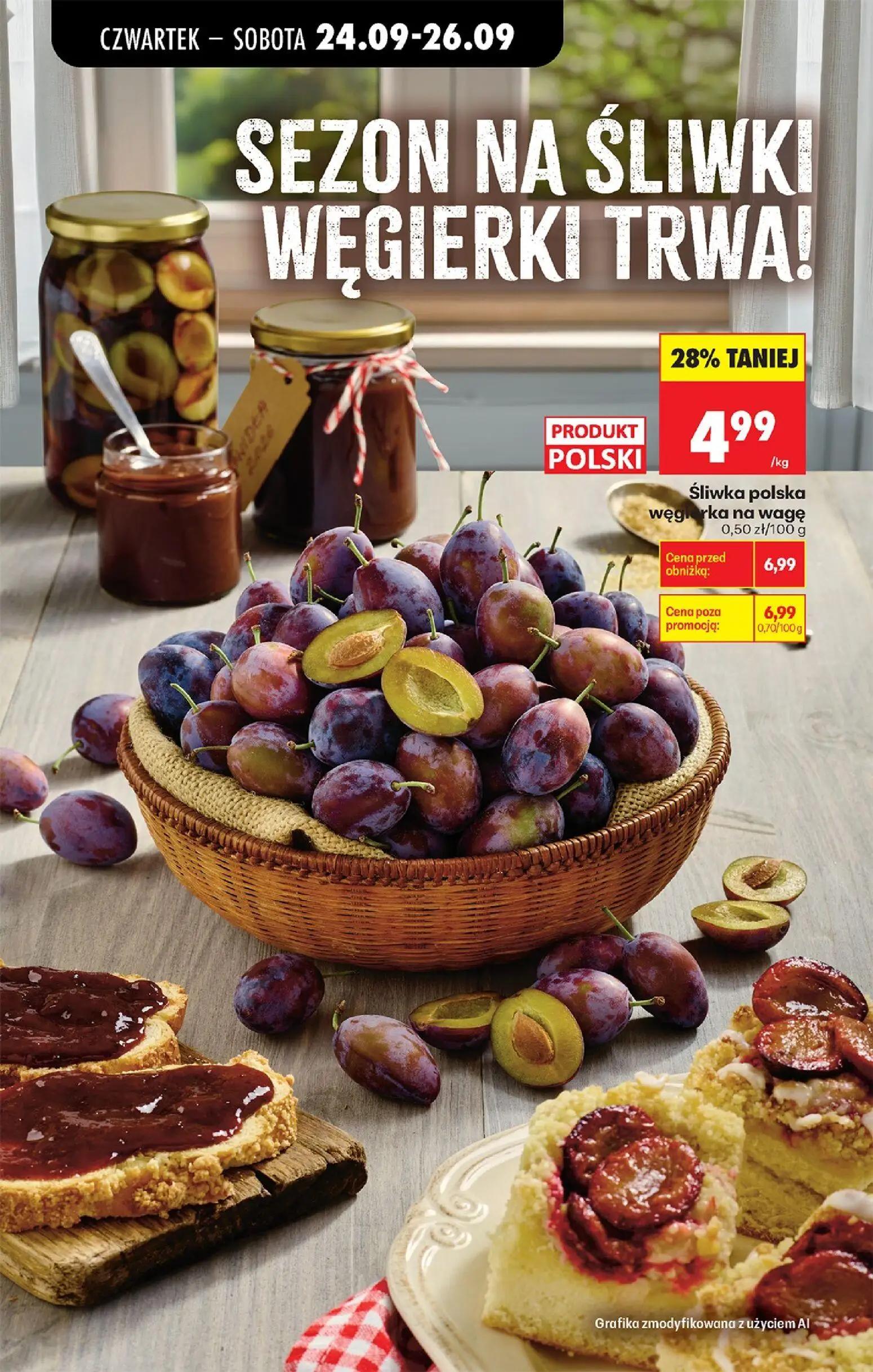 Biedronka gazetka, strona 35 z 91 — Śliwka polska węgierka na wagę