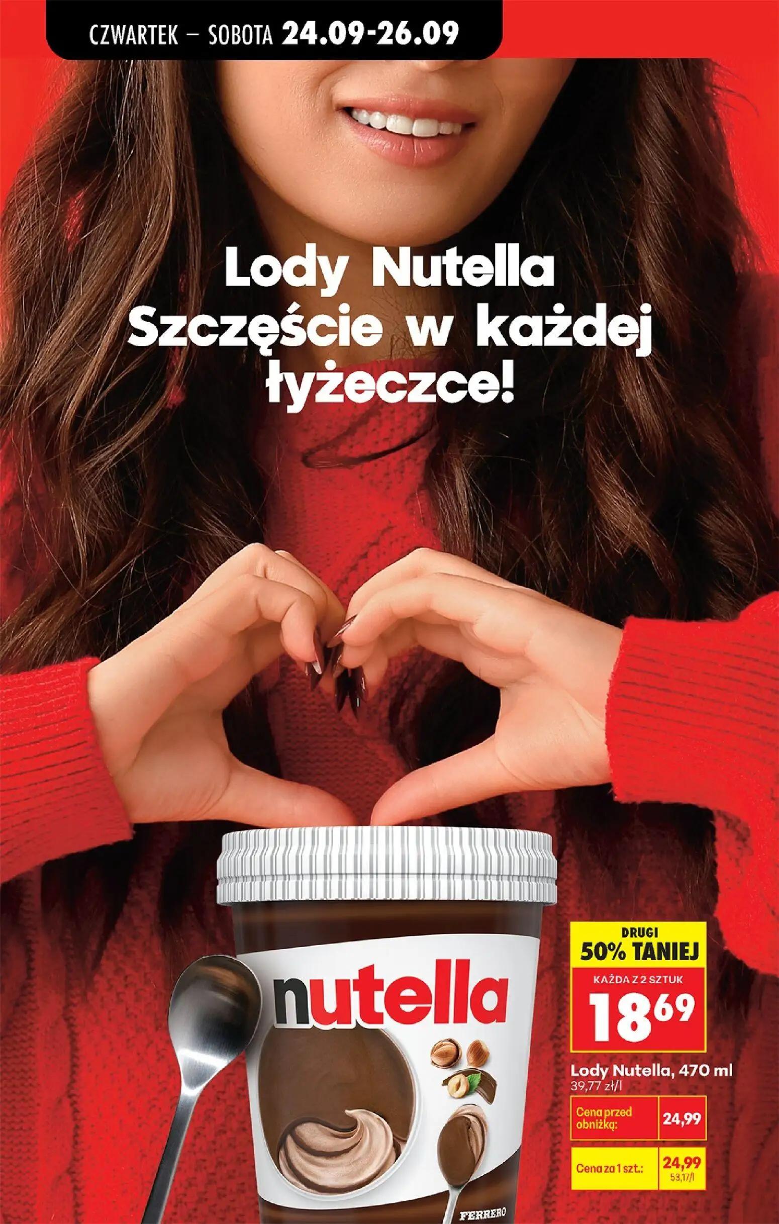Biedronka gazetka, strona 65 z 91 — Lody Nutella