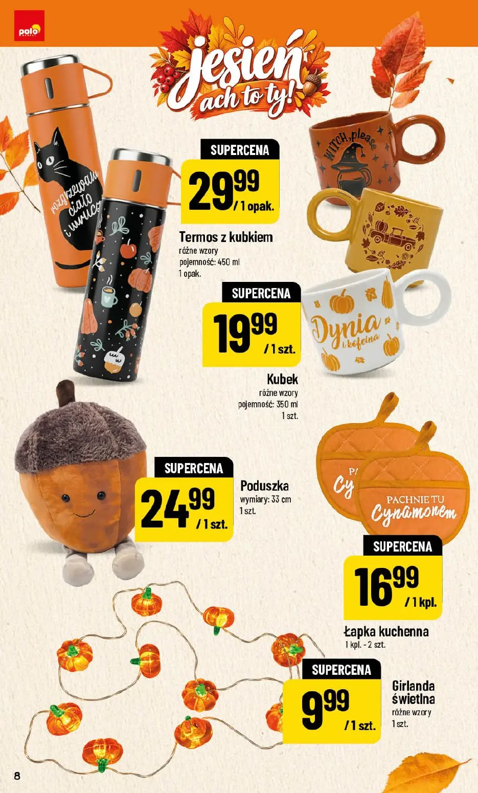POLOmarket gazetka, strona 8 z 24 — Termos z kubkiem, Kubek, Poduszka