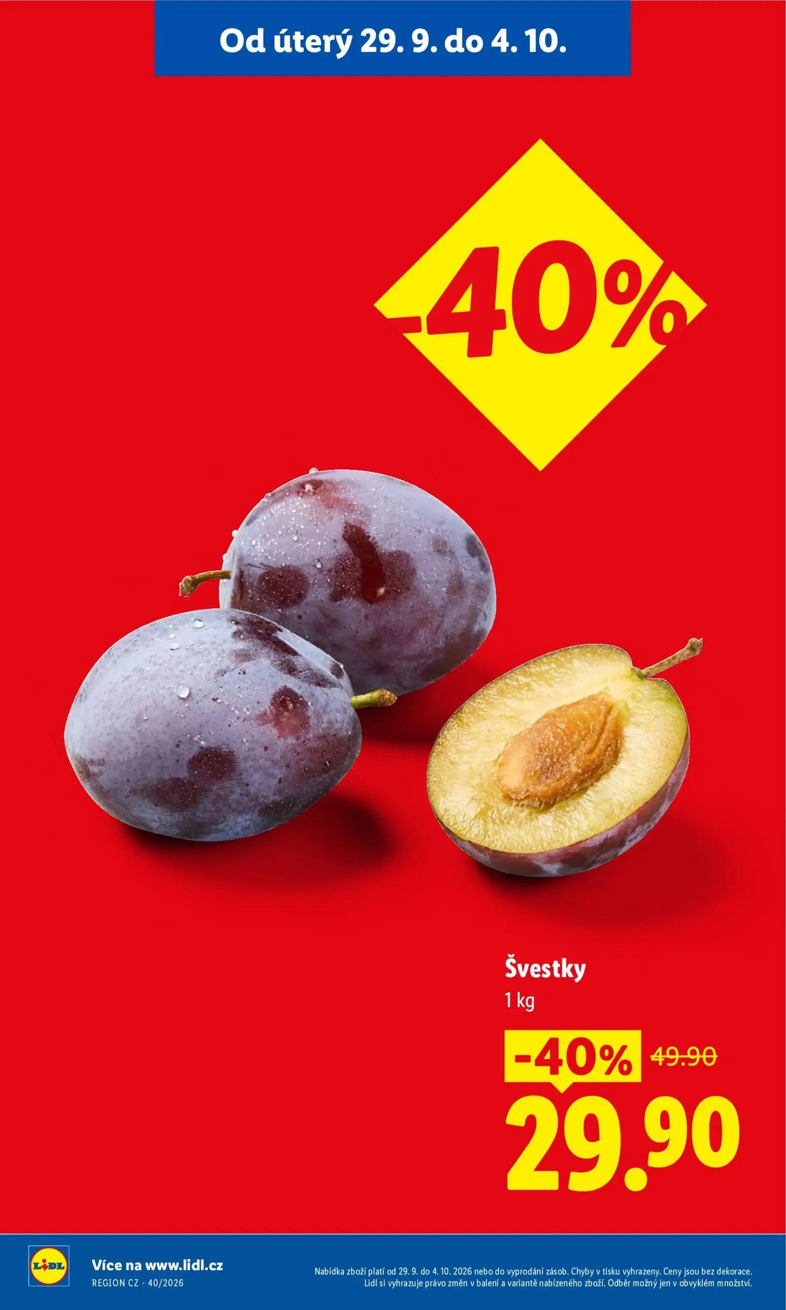 Lidl leták, strana 14 z 50 — Švestky