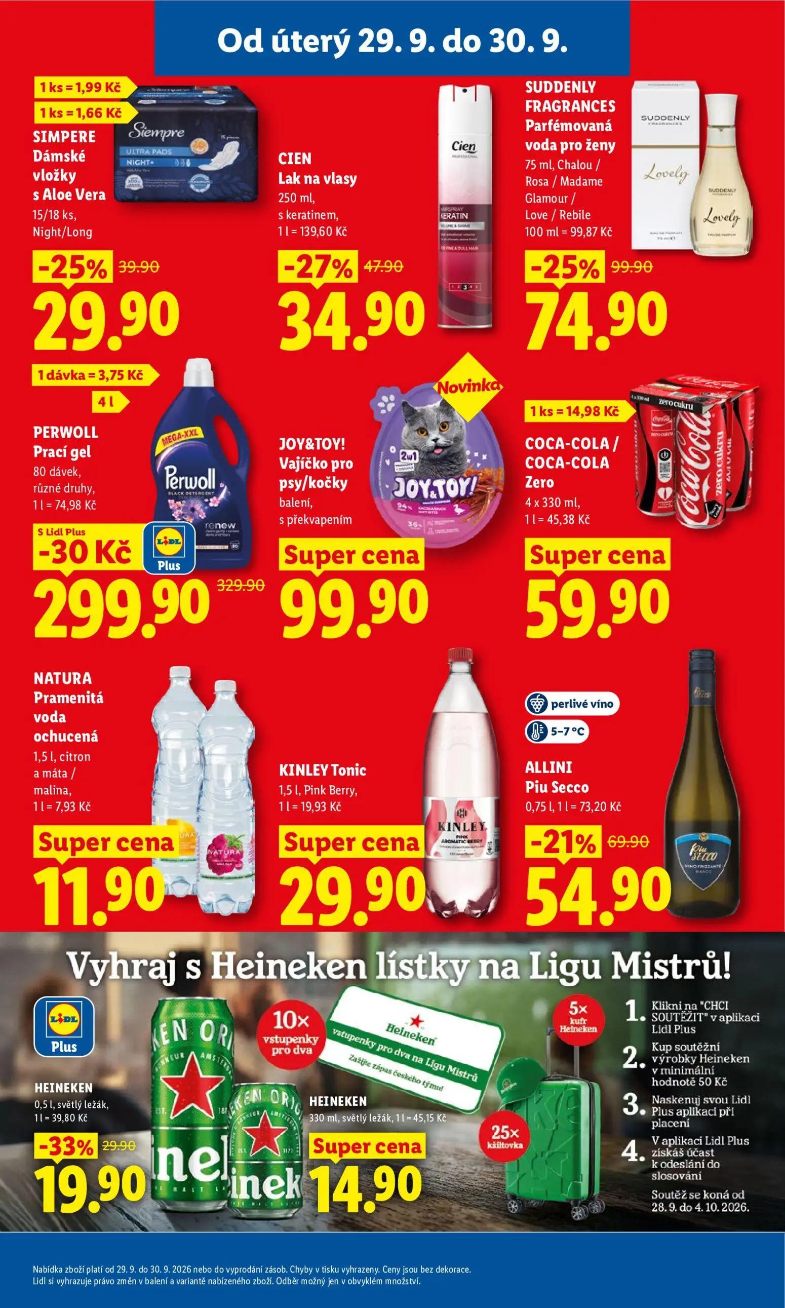 Lidl leták, strana 35 z 50 — PERWOLL Prací gel, SUDDENLY FRAGRANCES Parfémovaná voda pro ženy, ALLINI Piu Secco