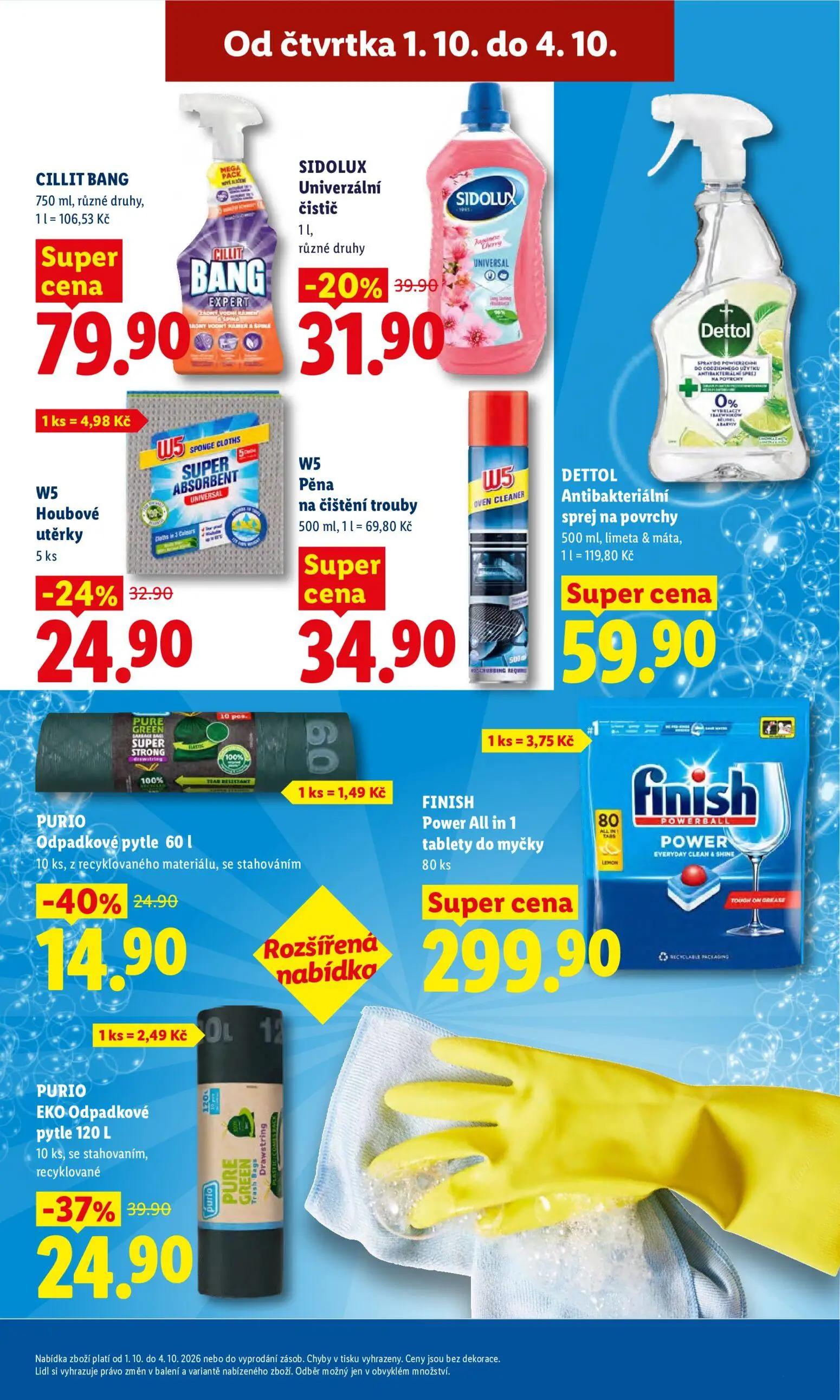 Lidl leták, strana 37 z 55 — PURIO EKO-Odpadkové pytle 120 L, PURIO Odpadkové pytle 60 l, SIDOLUX Univerzální čistič