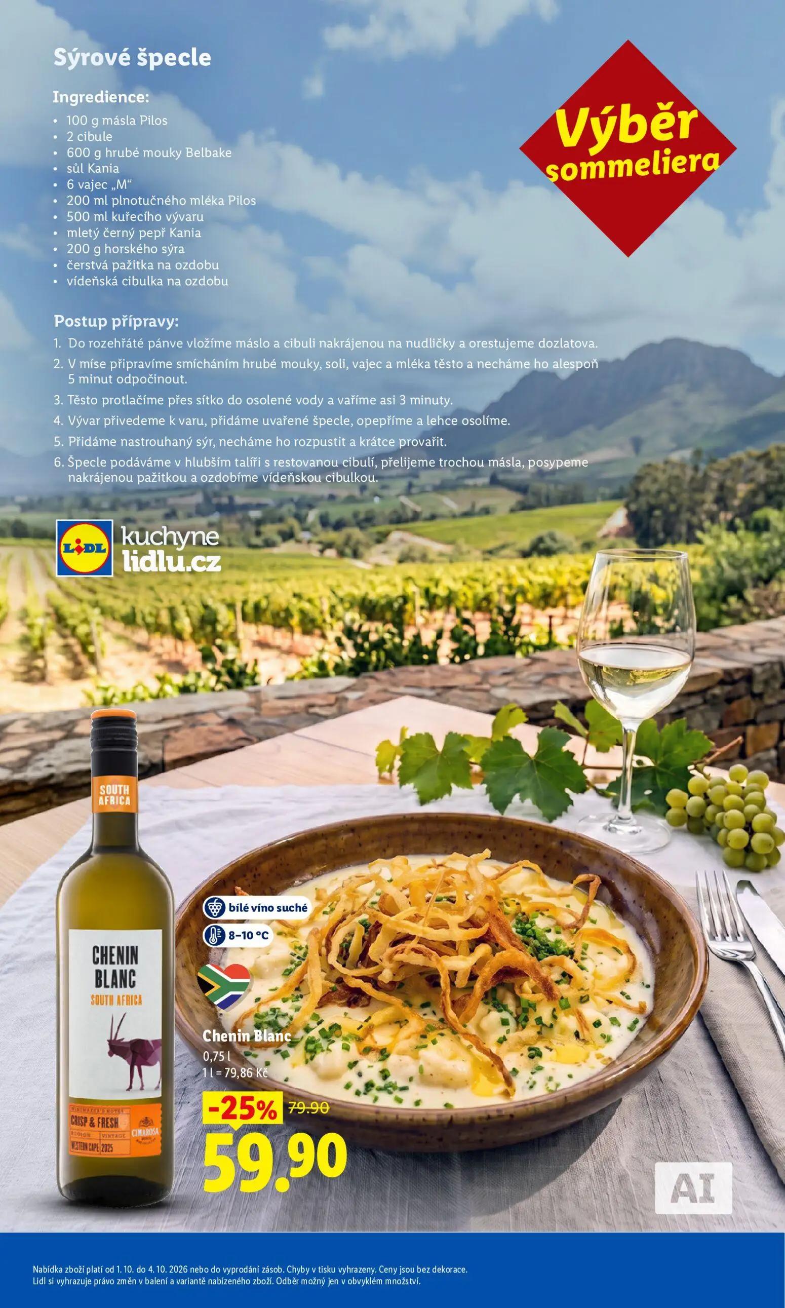 Lidl leták, strana 55 z 55 — Chenin Blanc