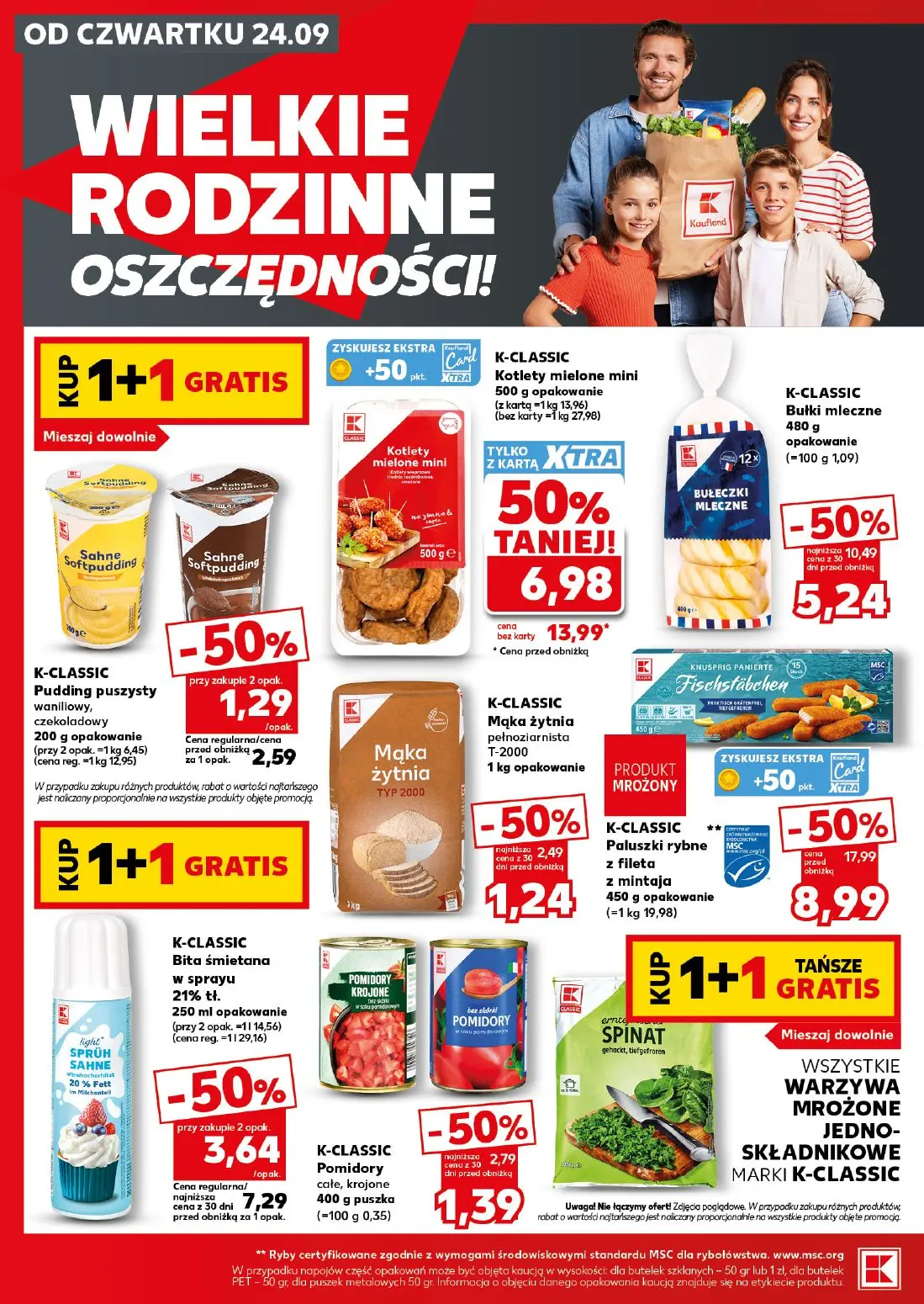 Kaufland gazetka, strona 22 z 28 — K-CLASSIC Paluszki rybne z fileta z mintaja, K-CLASSIC Kotlety mielone mini, K-CLASSIC Bu…