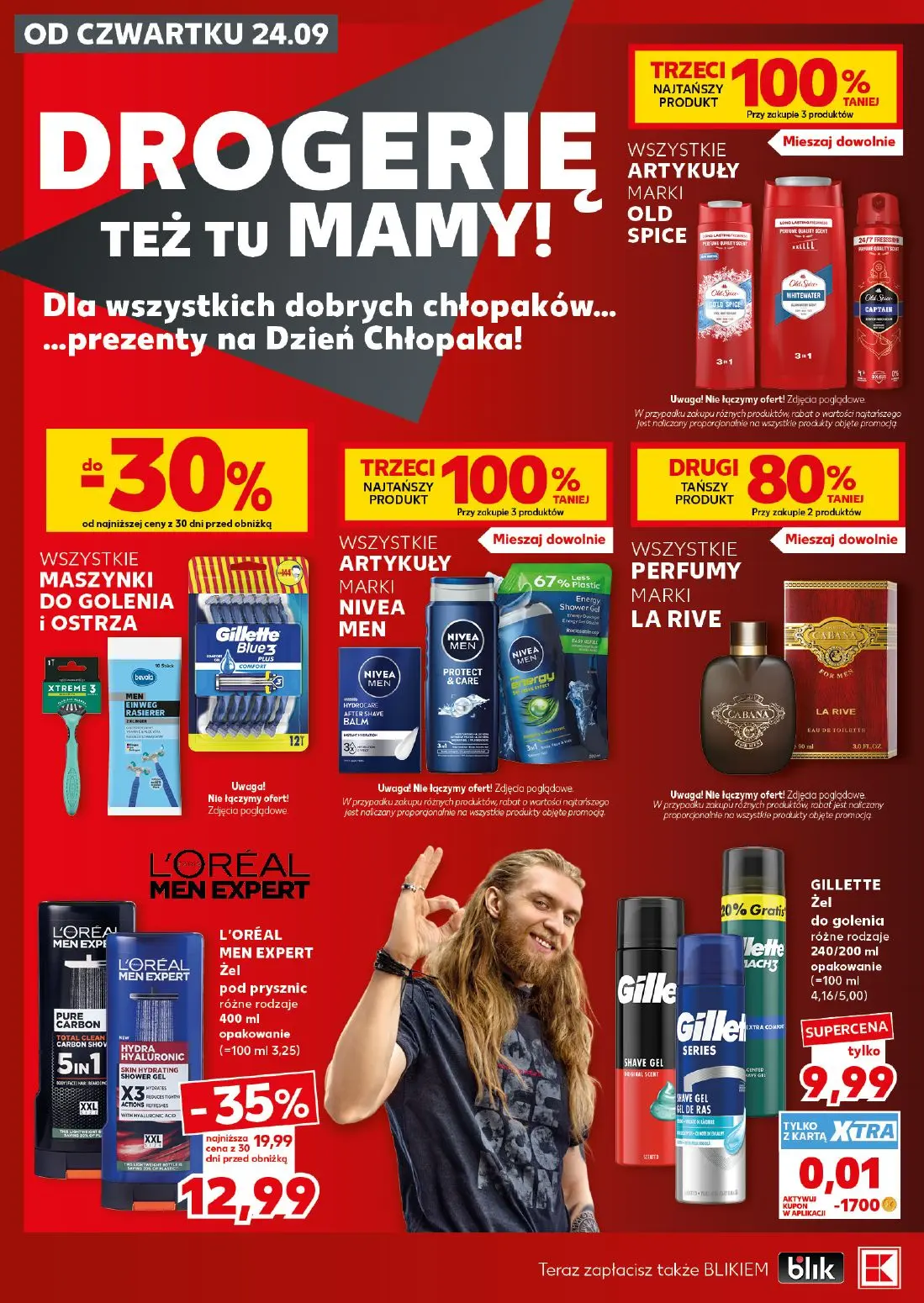 Kaufland gazetka, strona 26 z 28 — L'ORÉAL MEN EXPERT Żel pod prysznic różne rodzaje, GILLETTE Żel do golenia różne rodzaje