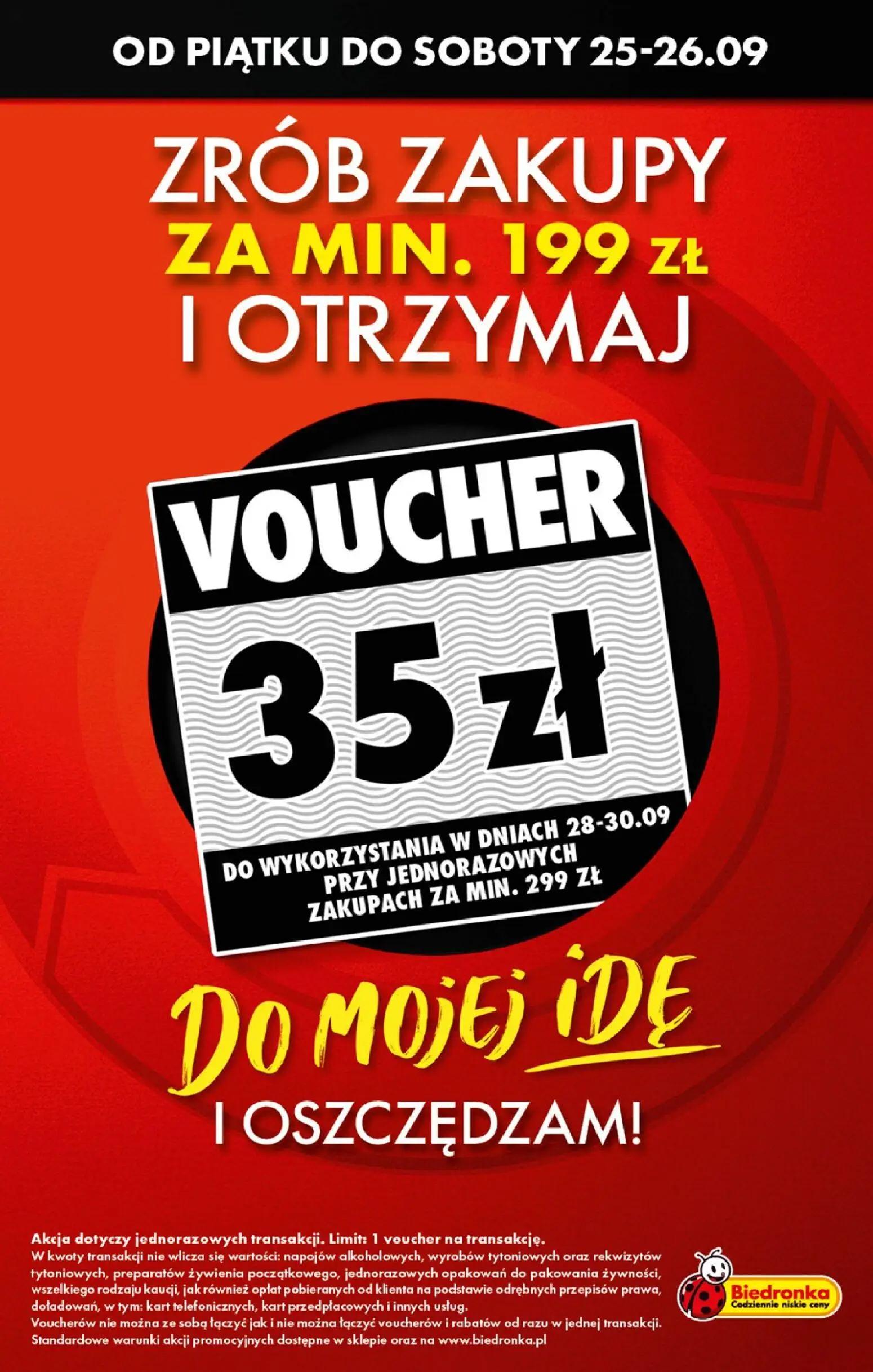 Biedronka gazetka, strona 2 z 3 — VOUCHER