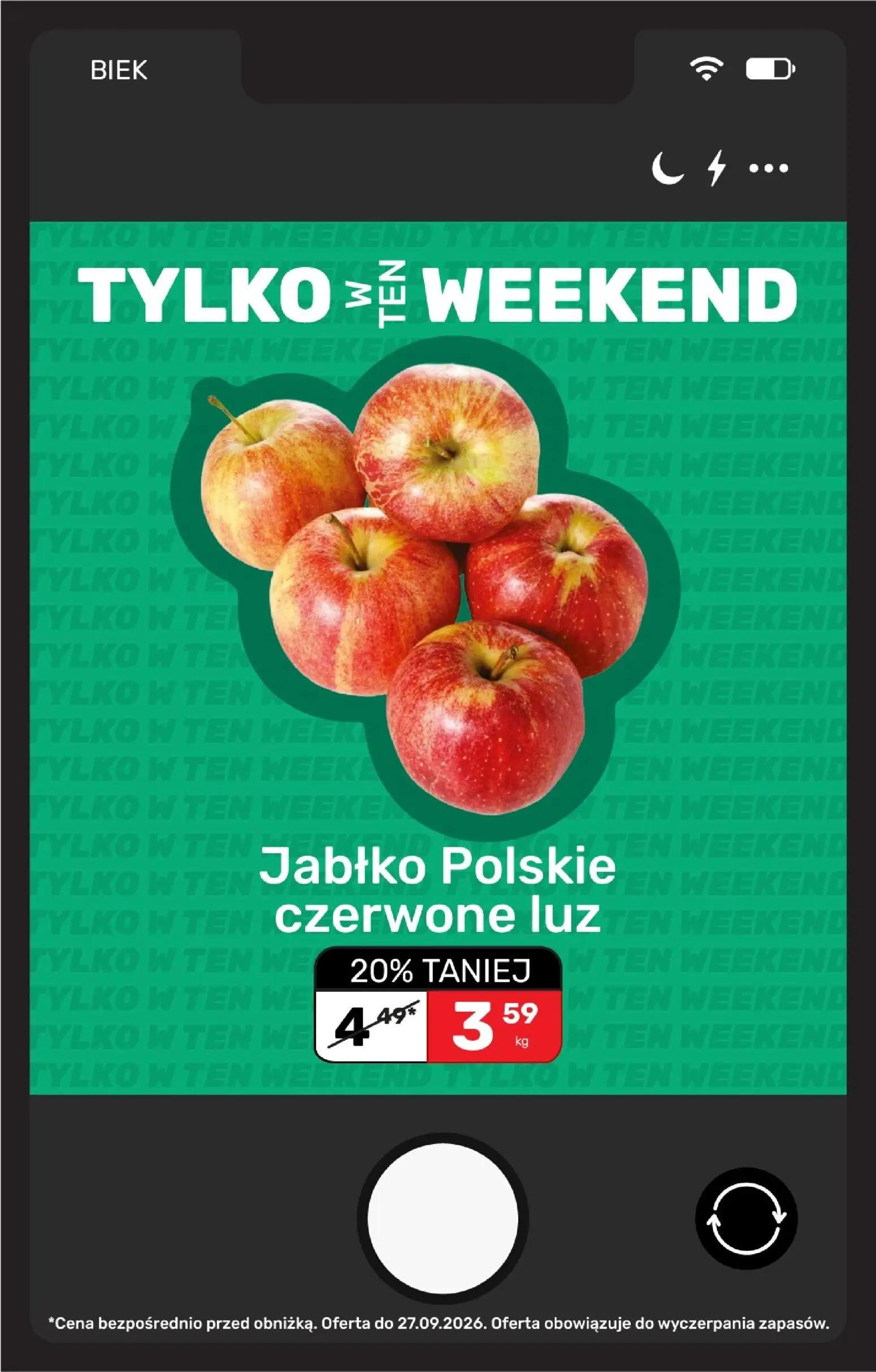 Biedronka gazetka, strona 22 z 36 — Jabłko Polskie czerwone luz